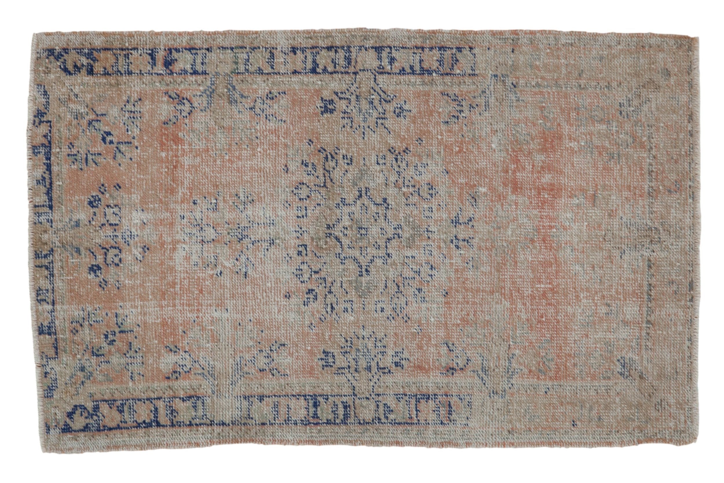 2.5x4.5 Vintage Distressed Oushak Rug // ONH Item 8216