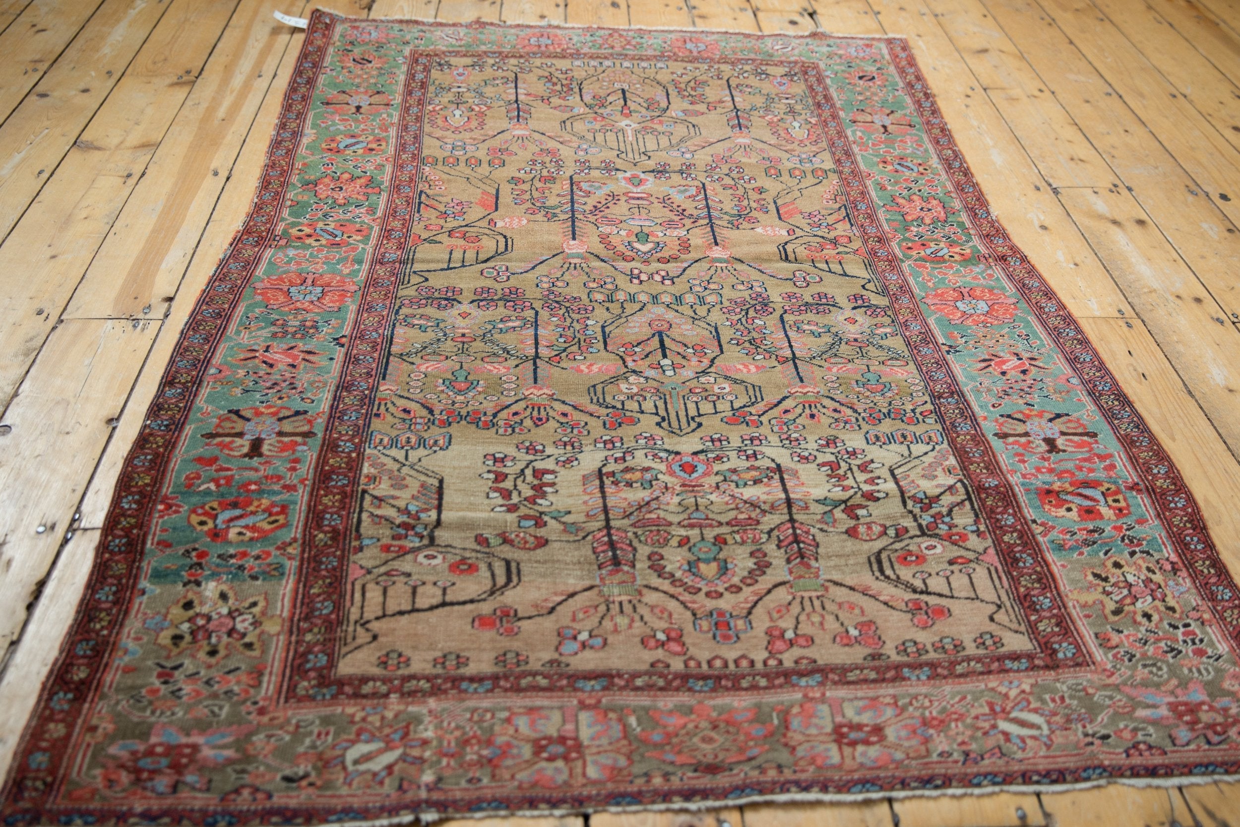 4x6.5 Antique Farahan Sarouk Rug // ONH Item 8319 Image 8