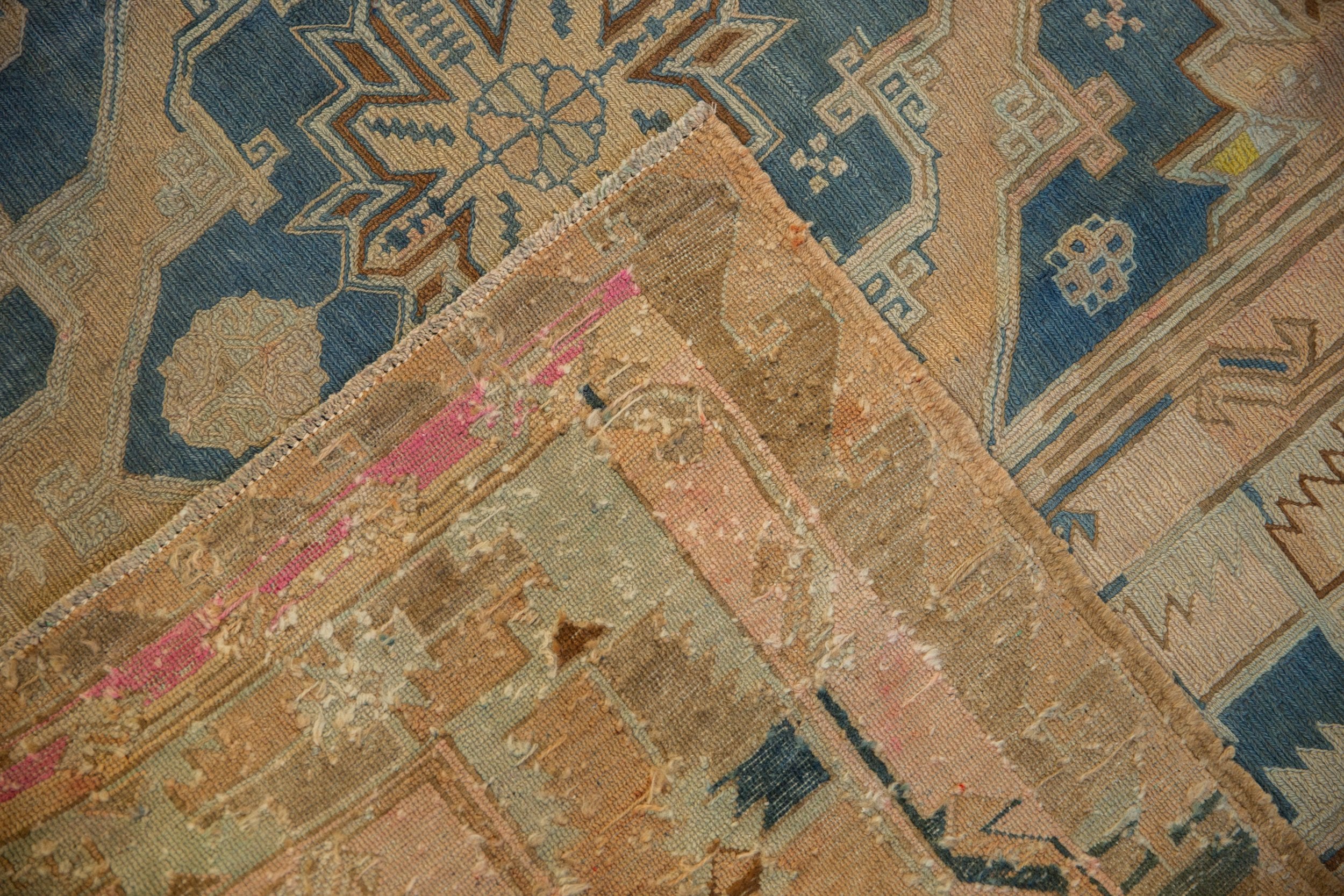 6.5x12 Vintage Distressed Soumac Carpet // ONH Item 8519 Image 12