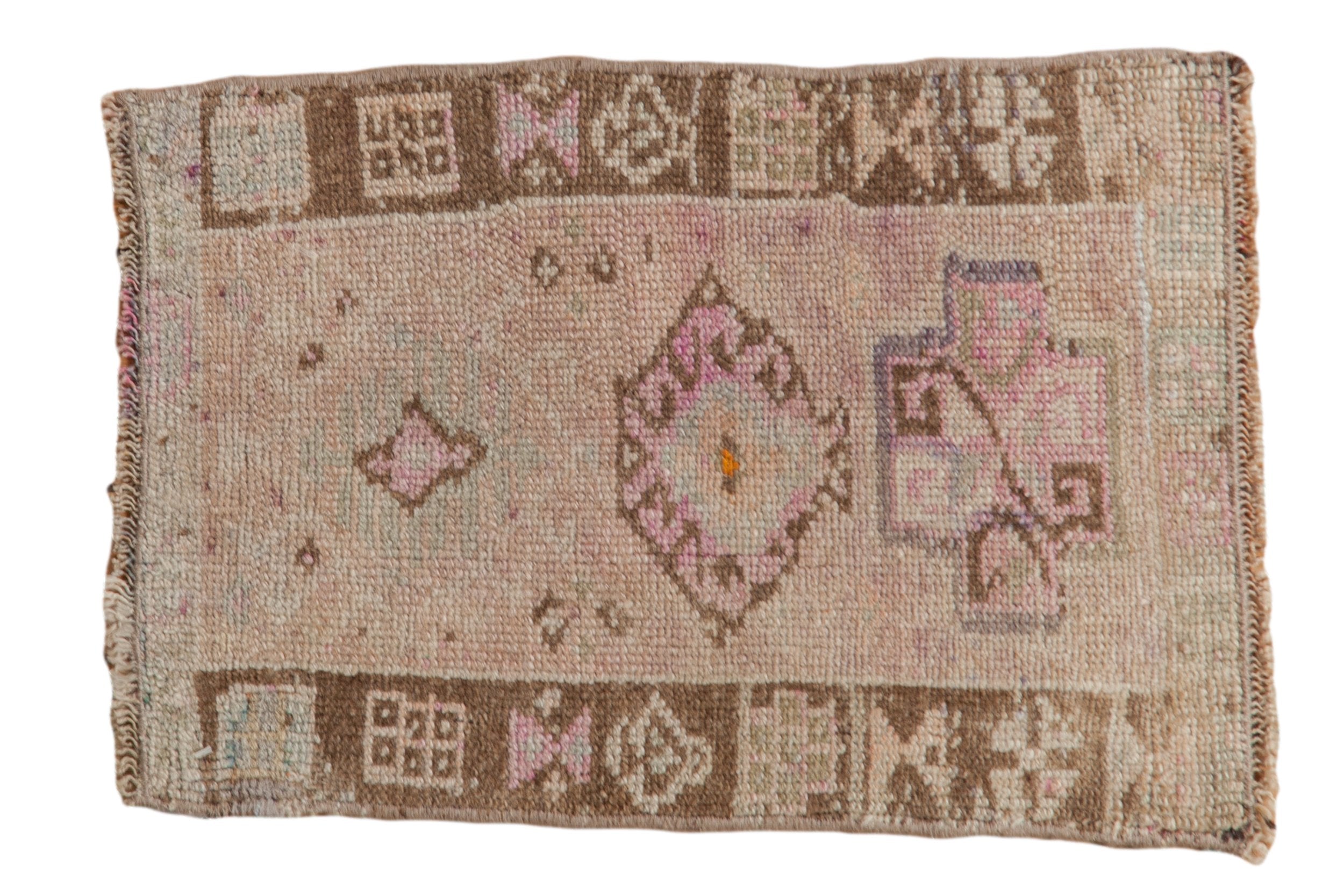 1.5x2 Vintage Distressed Kars Square Rug Mat // ONH Item 8750