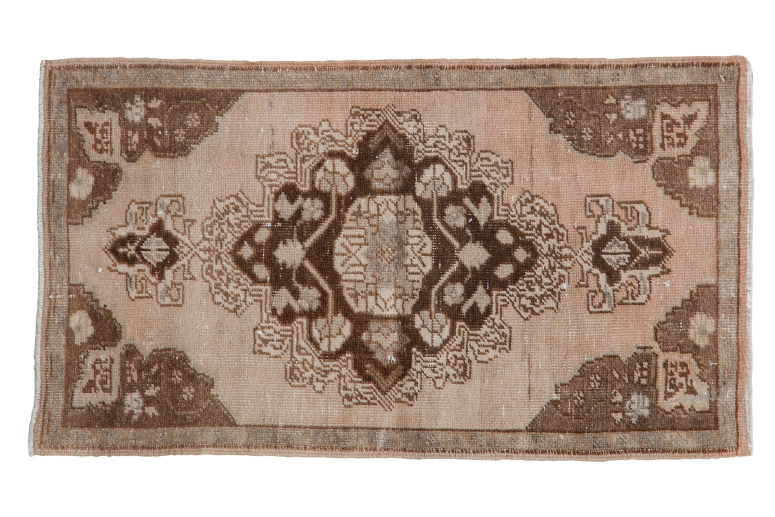 Vintage Distressed Oushak Rug Mat / ONH item 8804