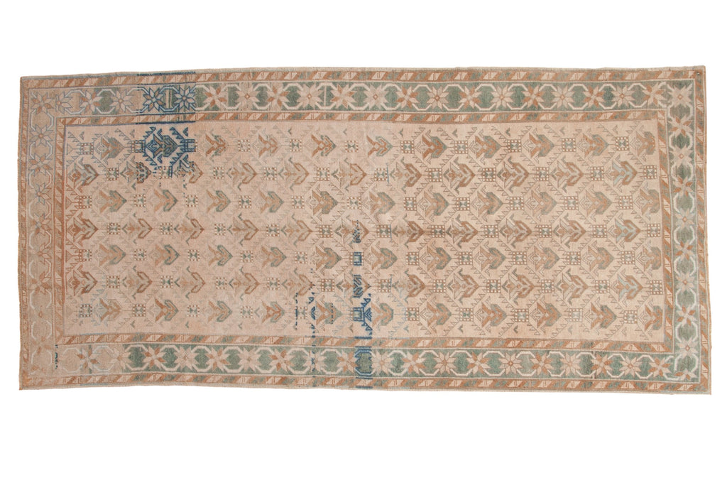 5x10.5 Vintage Distressed Oushak Rug Runner // ONH Item 8945