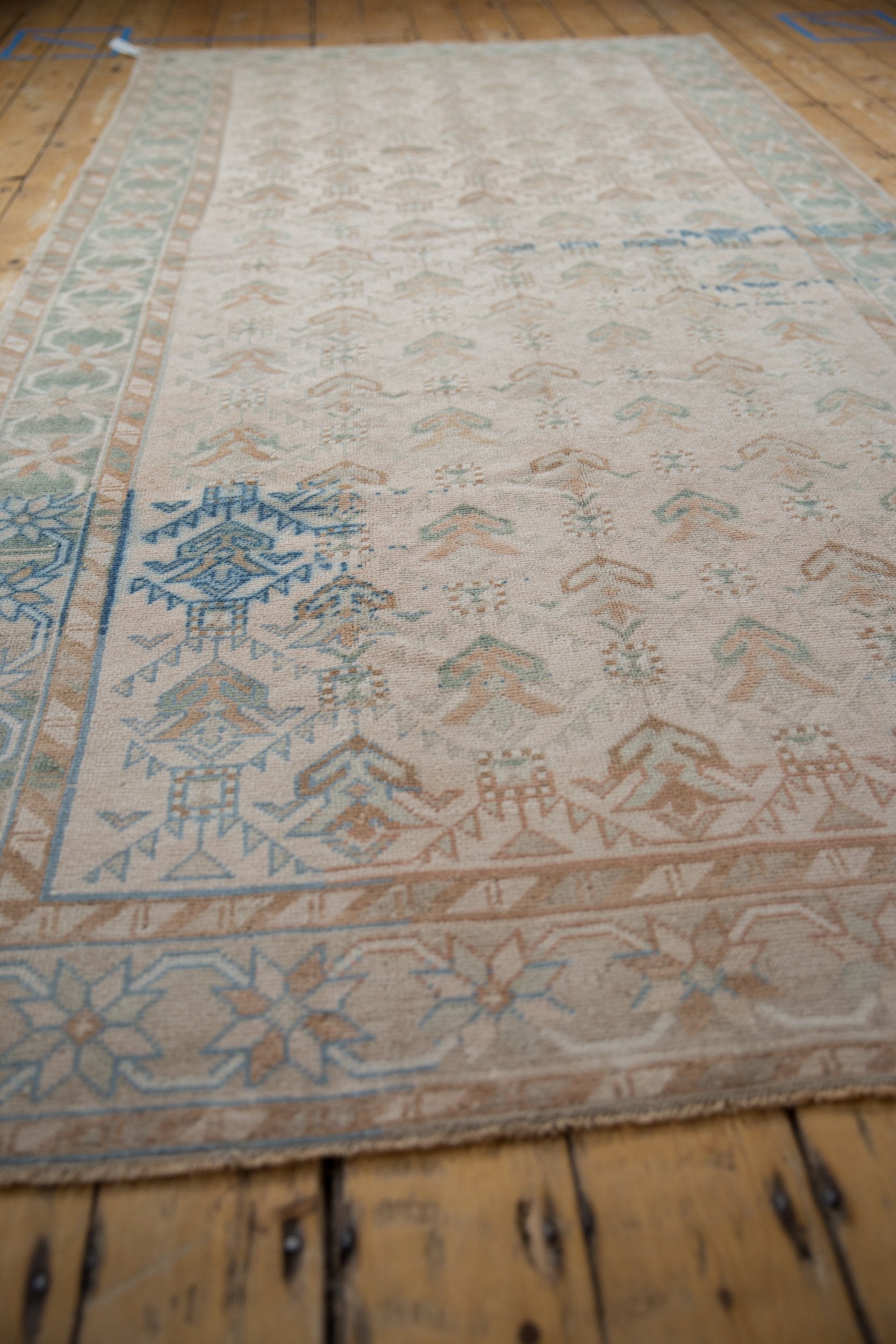 5x10.5 Vintage Distressed Oushak Rug Runner // ONH Item 8945 Image 2