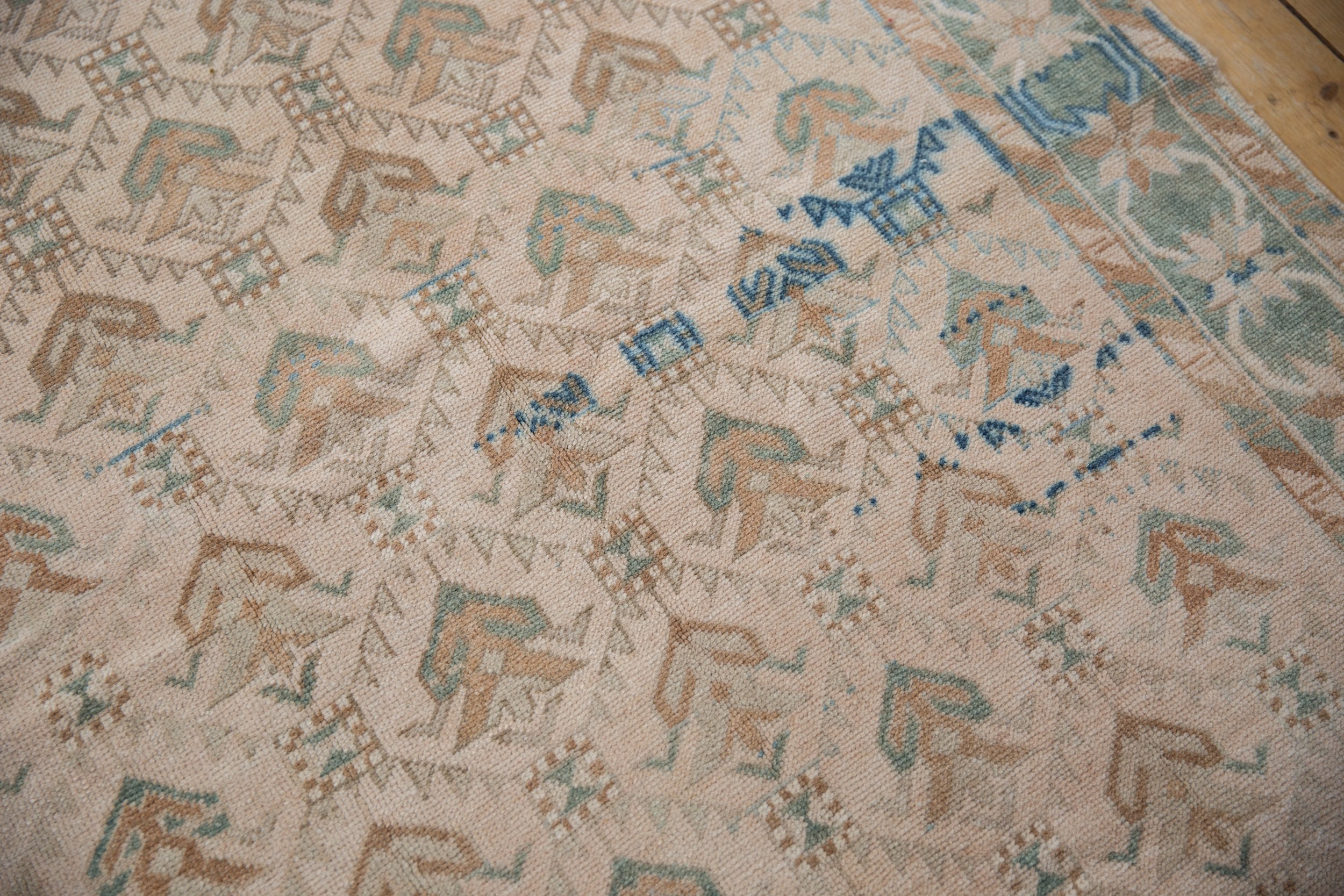 5x10.5 Vintage Distressed Oushak Rug Runner // ONH Item 8945 Image 4