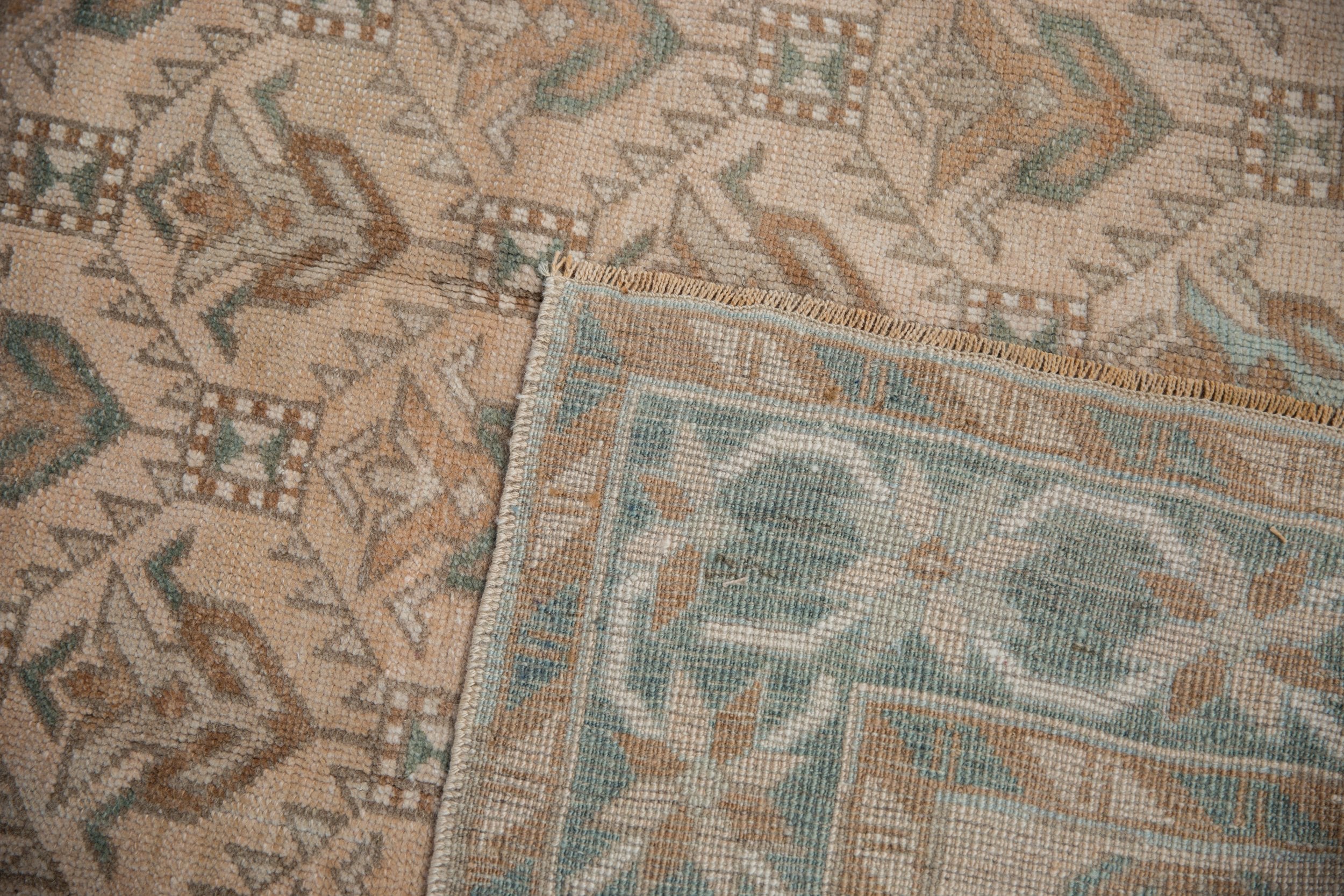 5x10.5 Vintage Distressed Oushak Rug Runner // ONH Item 8945 Image 8