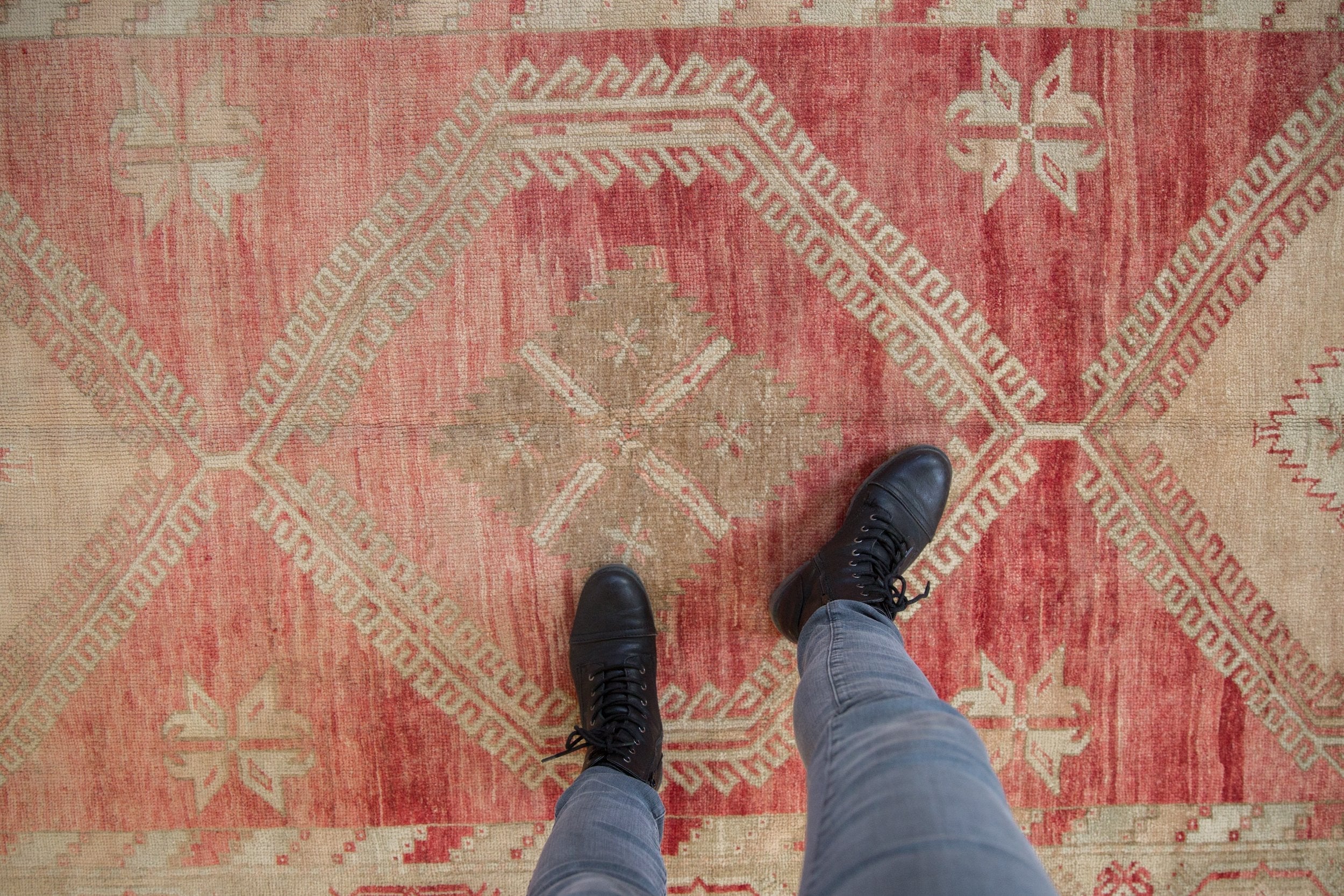 5x11 Vintage Distressed Oushak Rug Runner // ONH Item 8971 Image 1