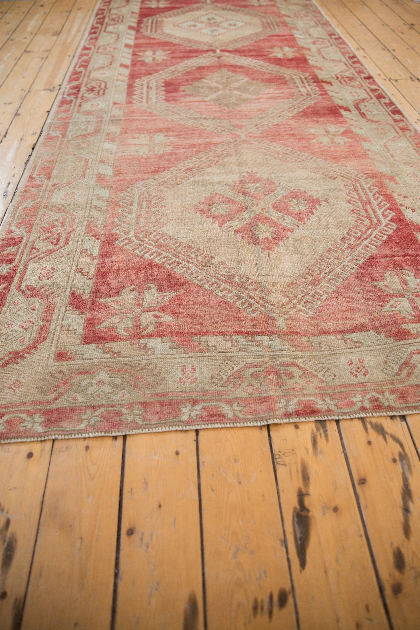 5x11 Vintage Distressed Oushak Rug Runner // ONH Item 8971 Image 2