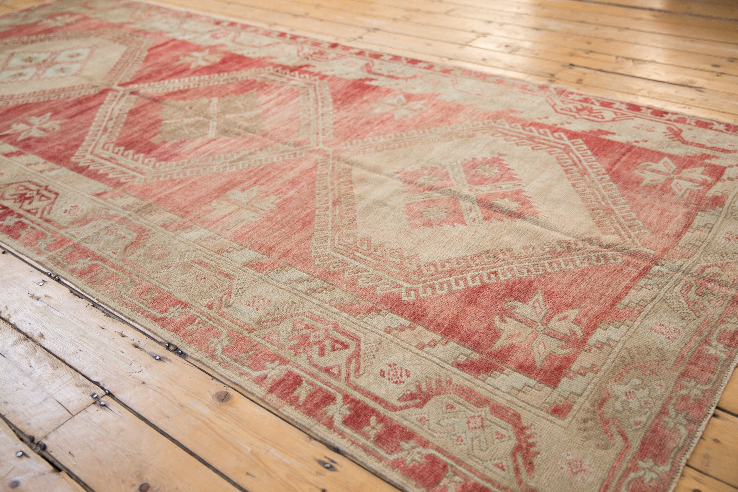 5x11 Vintage Distressed Oushak Rug Runner // ONH Item 8971 Image 4