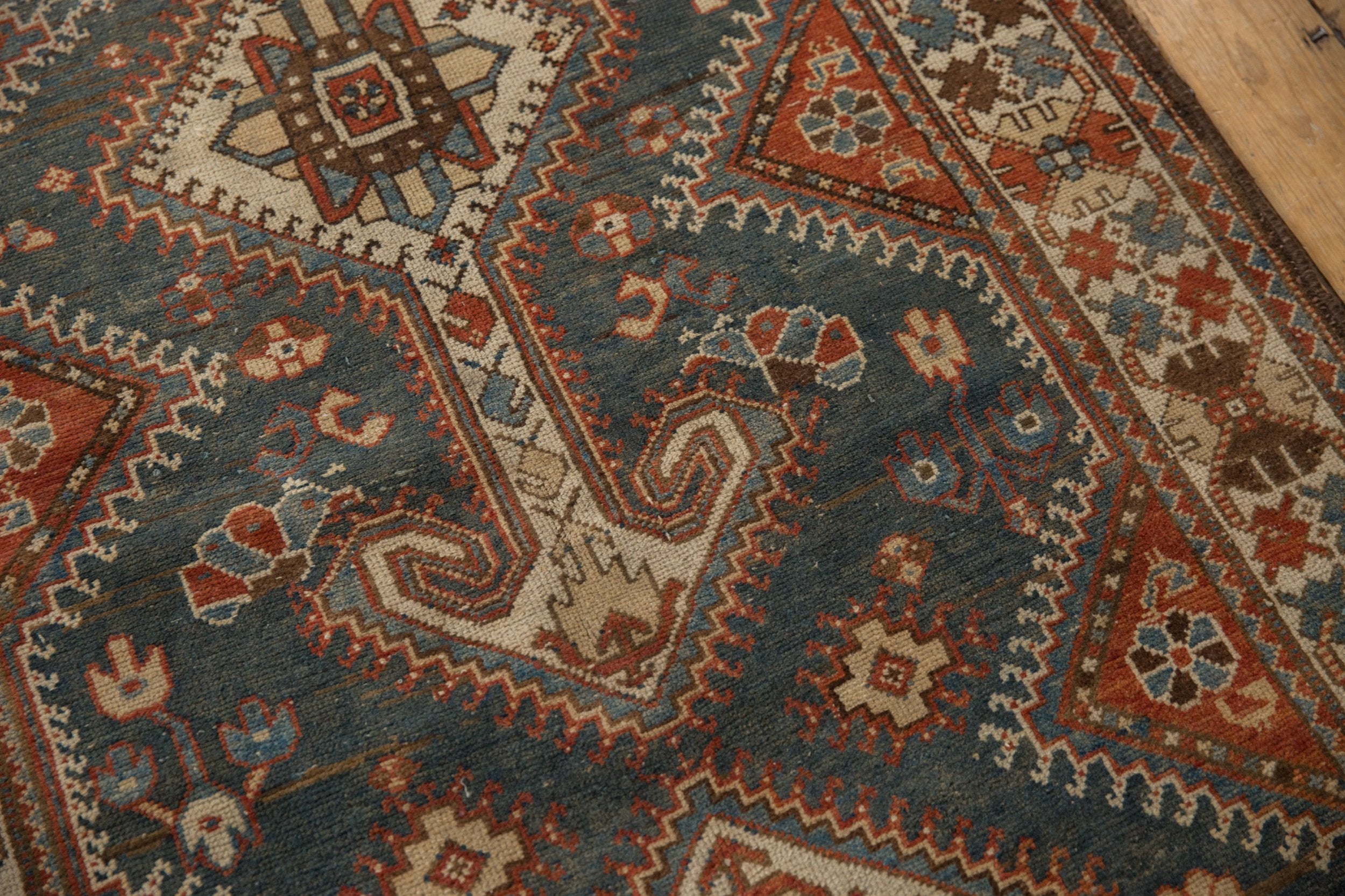 4x14 Vintage Distressed Hamadan Rug Runner // ONH Item 8972 Image 9