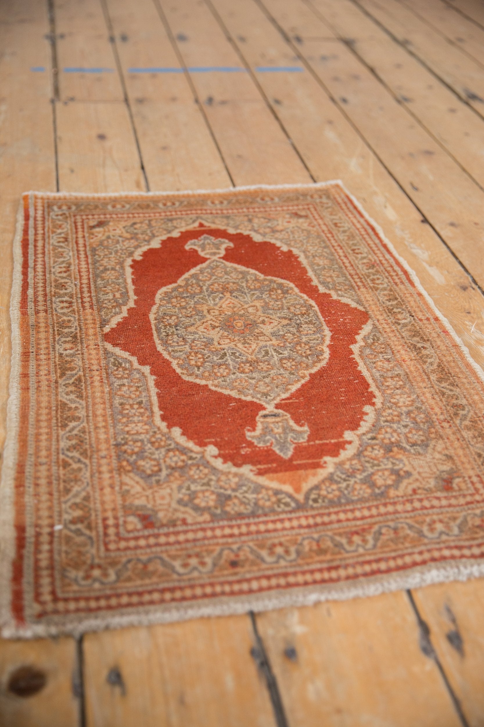 1.5x2.5 Vintage Tabriz Rug Mat // ONH Item 8980 Image 2