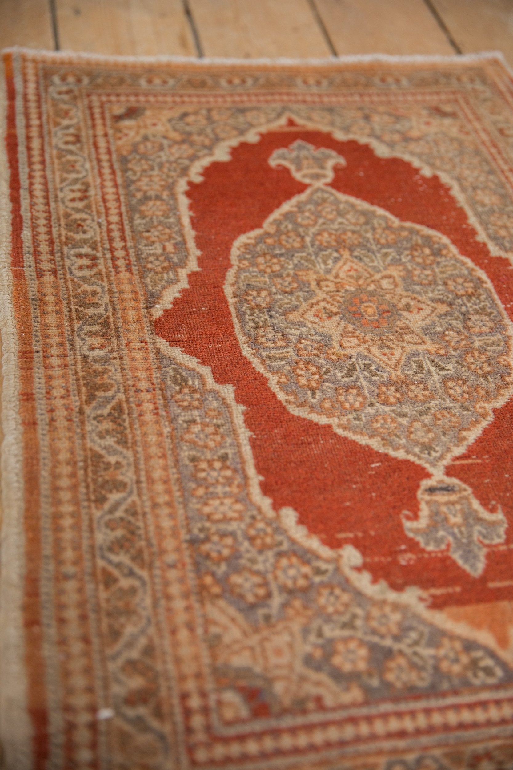 1.5x2.5 Vintage Tabriz Rug Mat // ONH Item 8980 Image 3