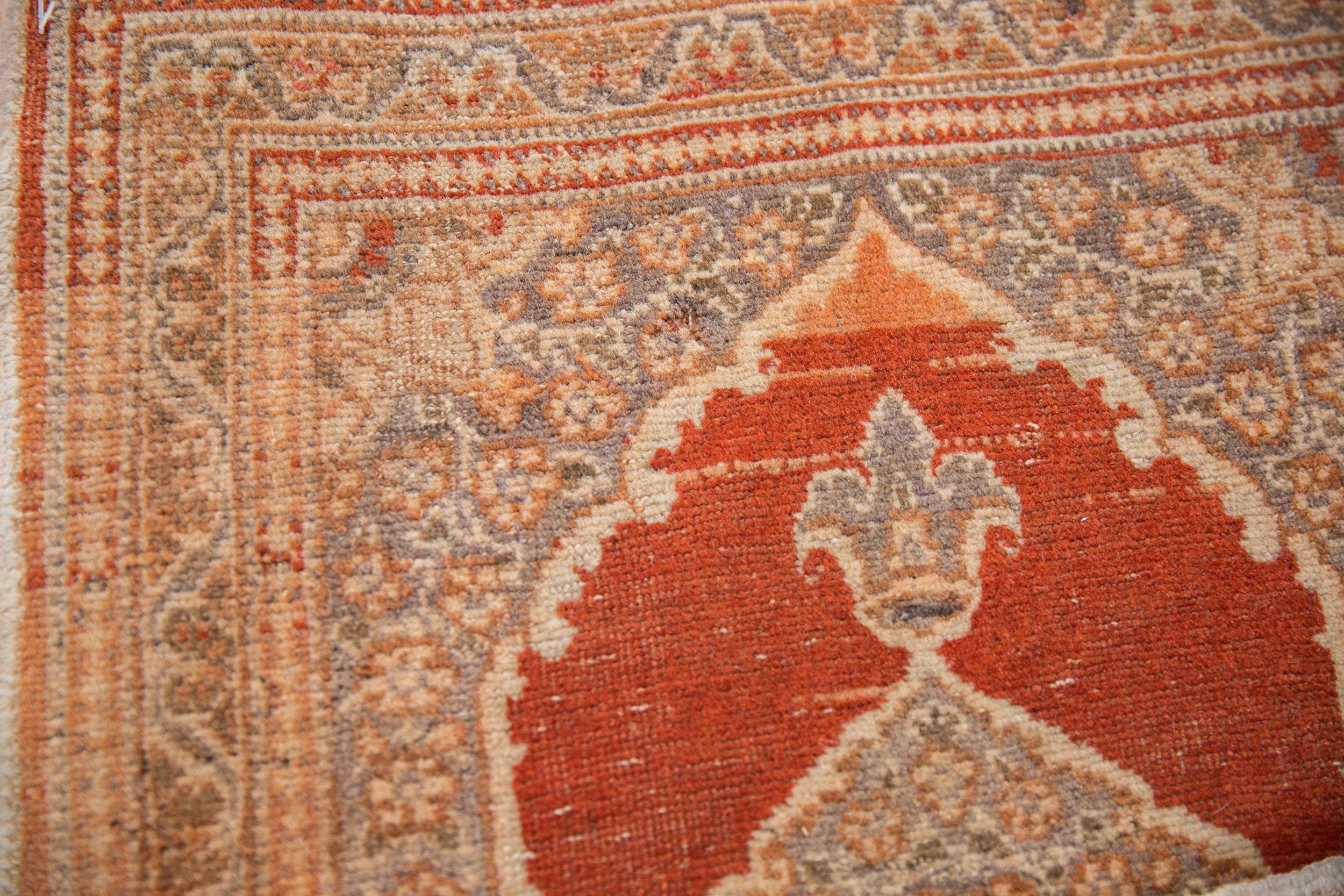 1.5x2.5 Vintage Tabriz Rug Mat // ONH Item 8980 Image 7
