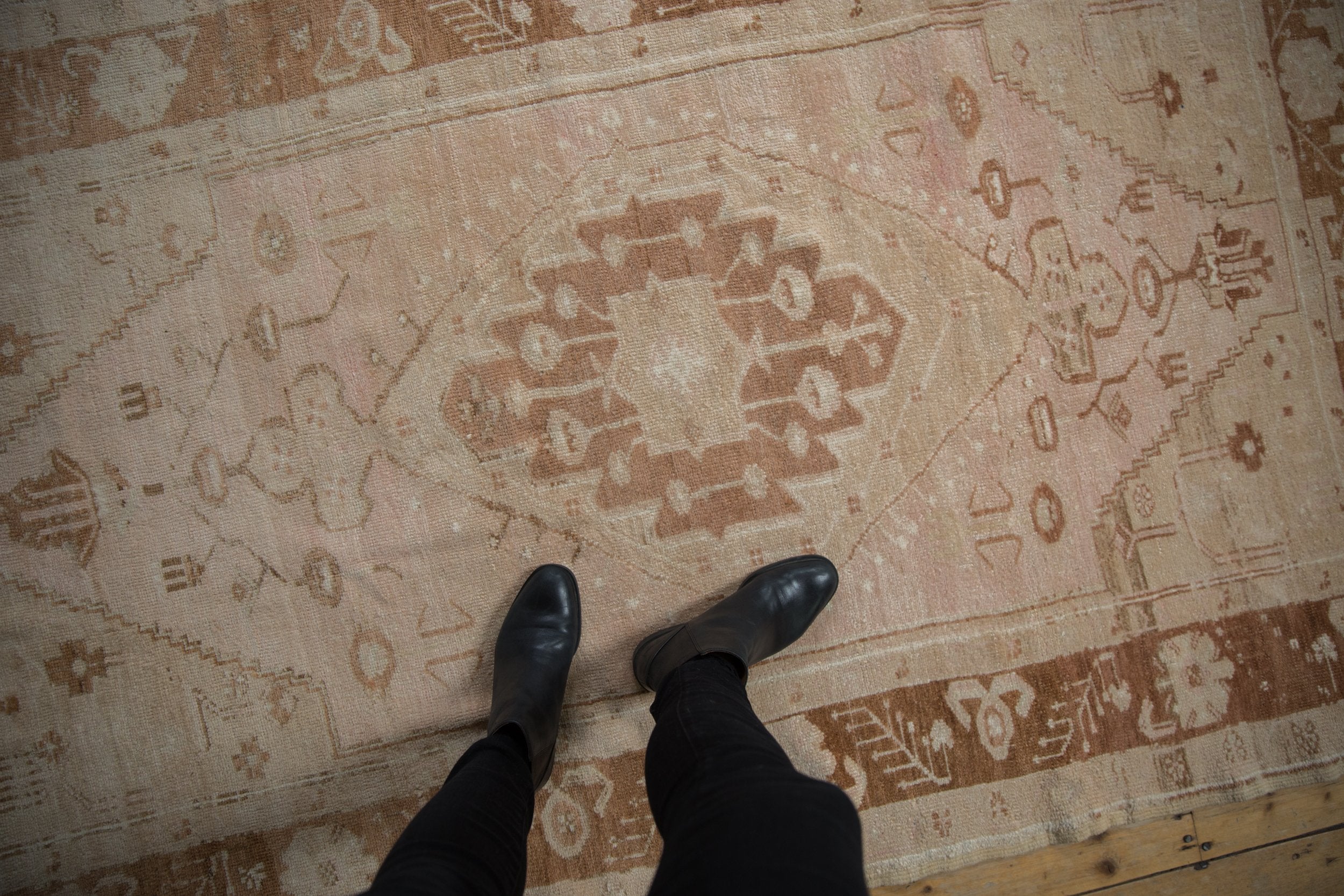 4.5x7.5 Vintage Distressed Oushak Rug // ONH Item 8983 Image 1