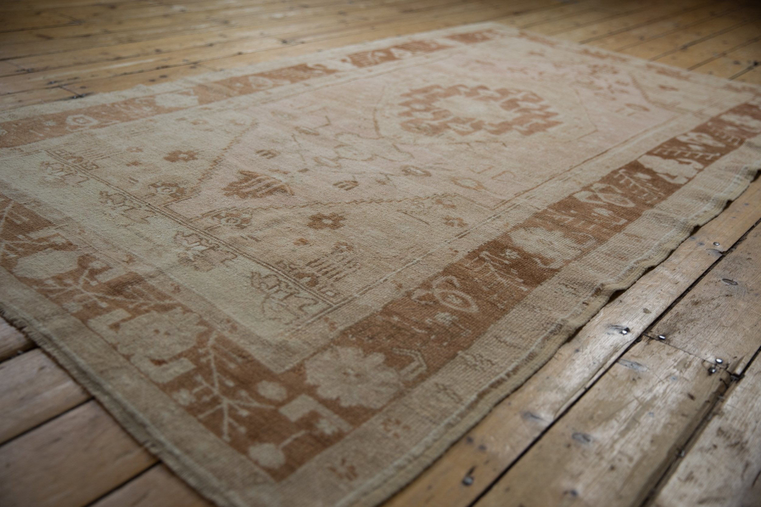 4.5x7.5 Vintage Distressed Oushak Rug // ONH Item 8983 Image 2