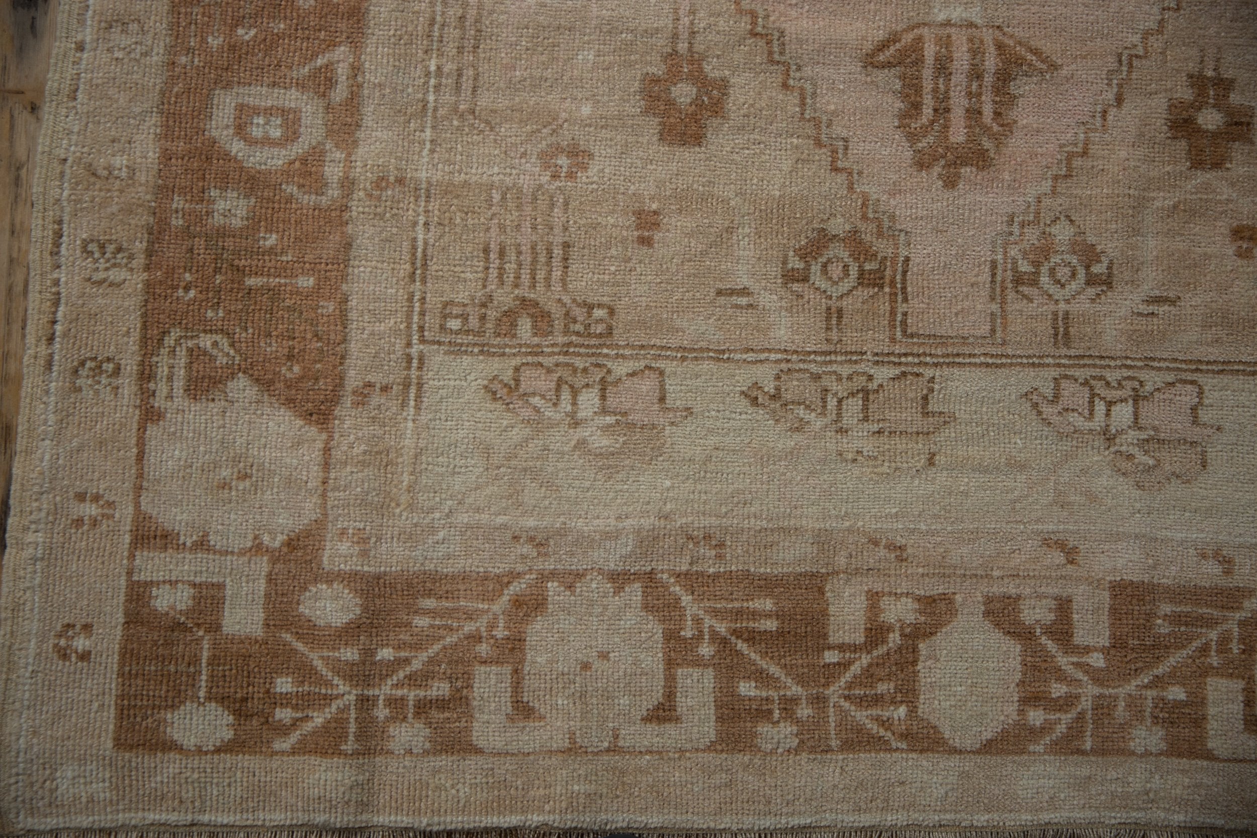 4.5x7.5 Vintage Distressed Oushak Rug // ONH Item 8983 Image 3