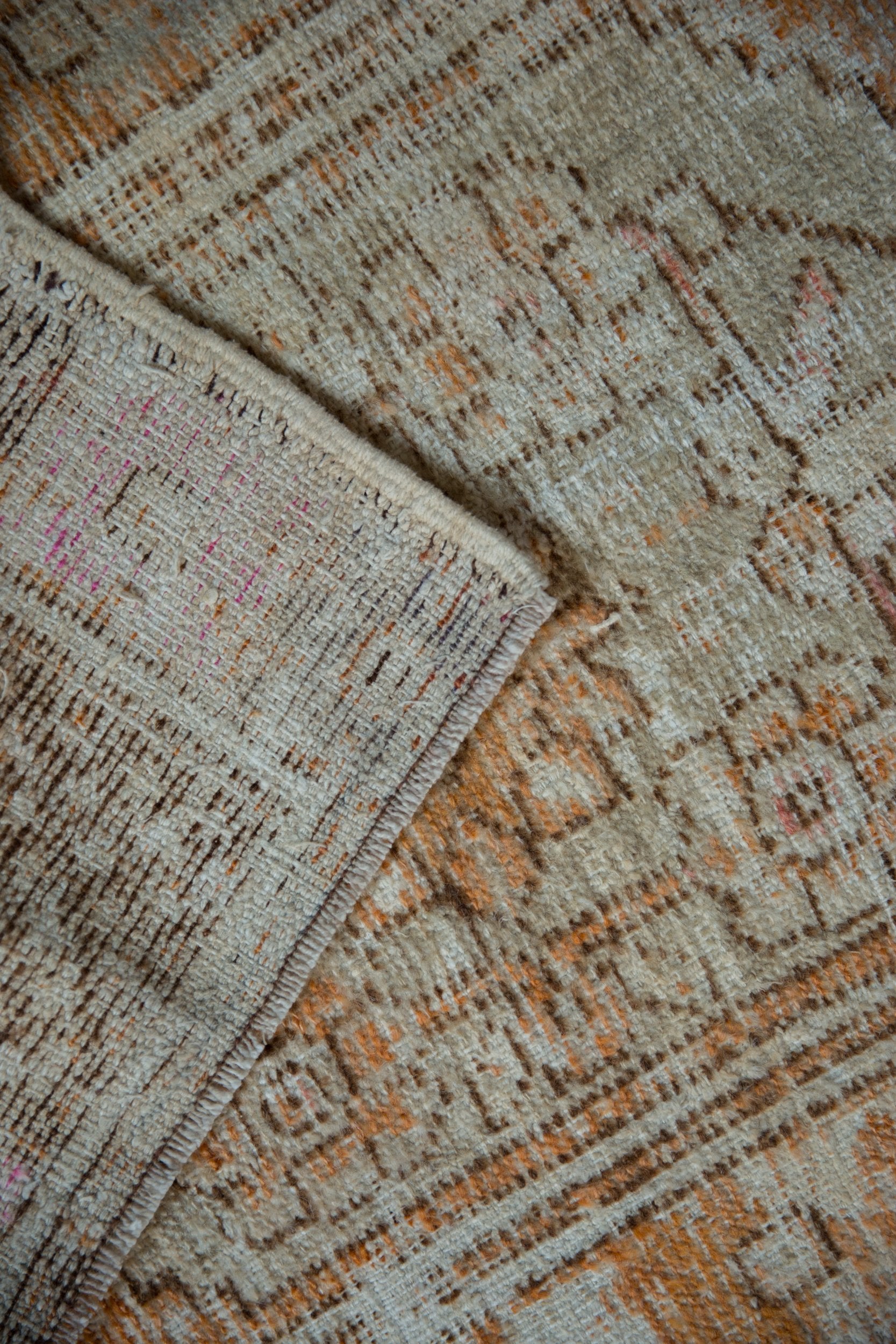 2.5x4 Vintage Distressed Oushak Rug // ONH Item 9351 Image 9