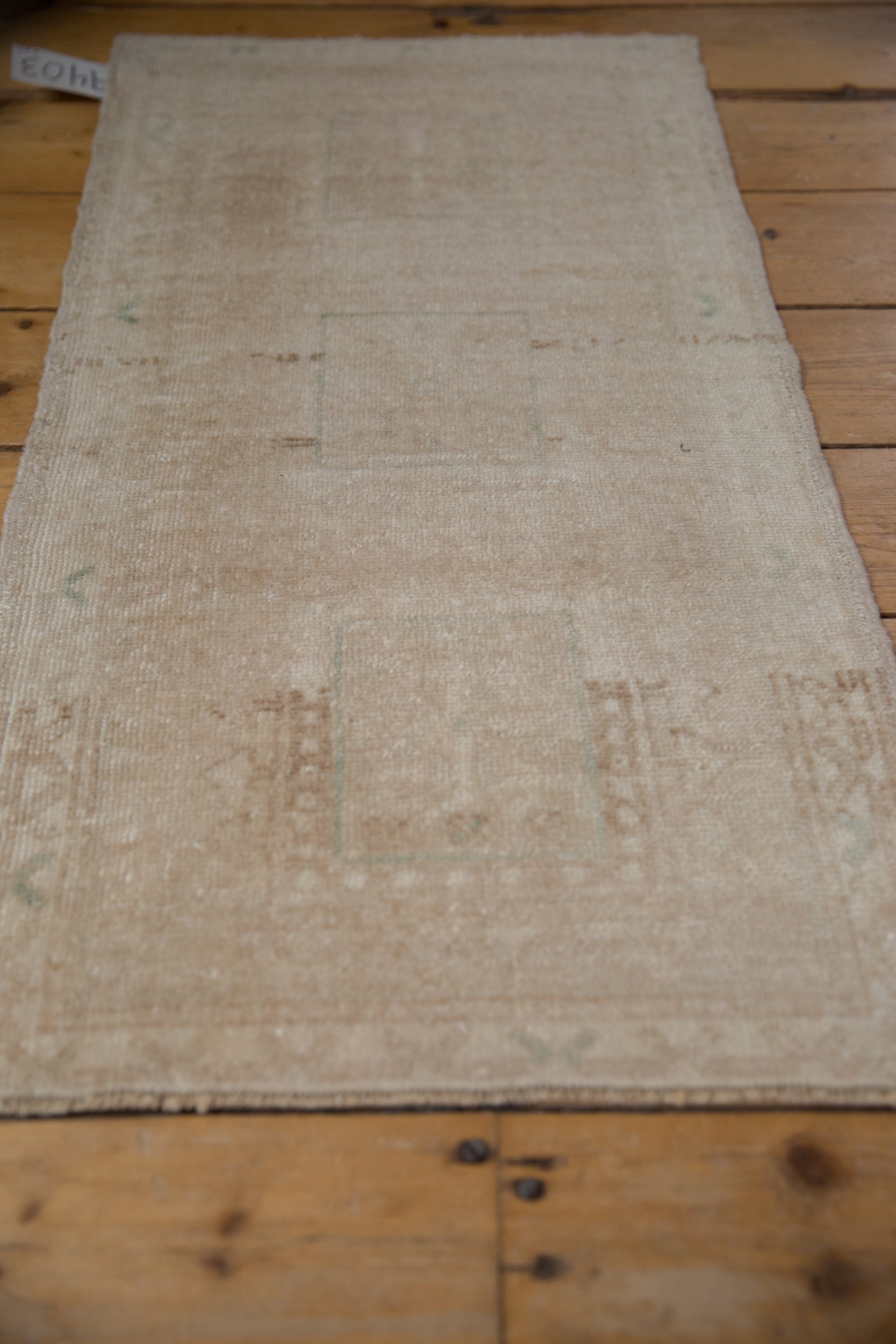 1.5x3 Vintage Distressed Oushak Rug Mat // ONH Item 9403 Image 4
