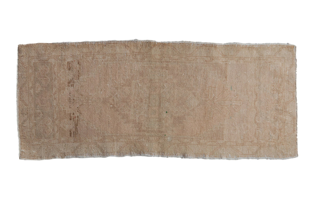 1.5x4 Vintage Distressed Oushak Rug Mat Runner // ONH Item 9404