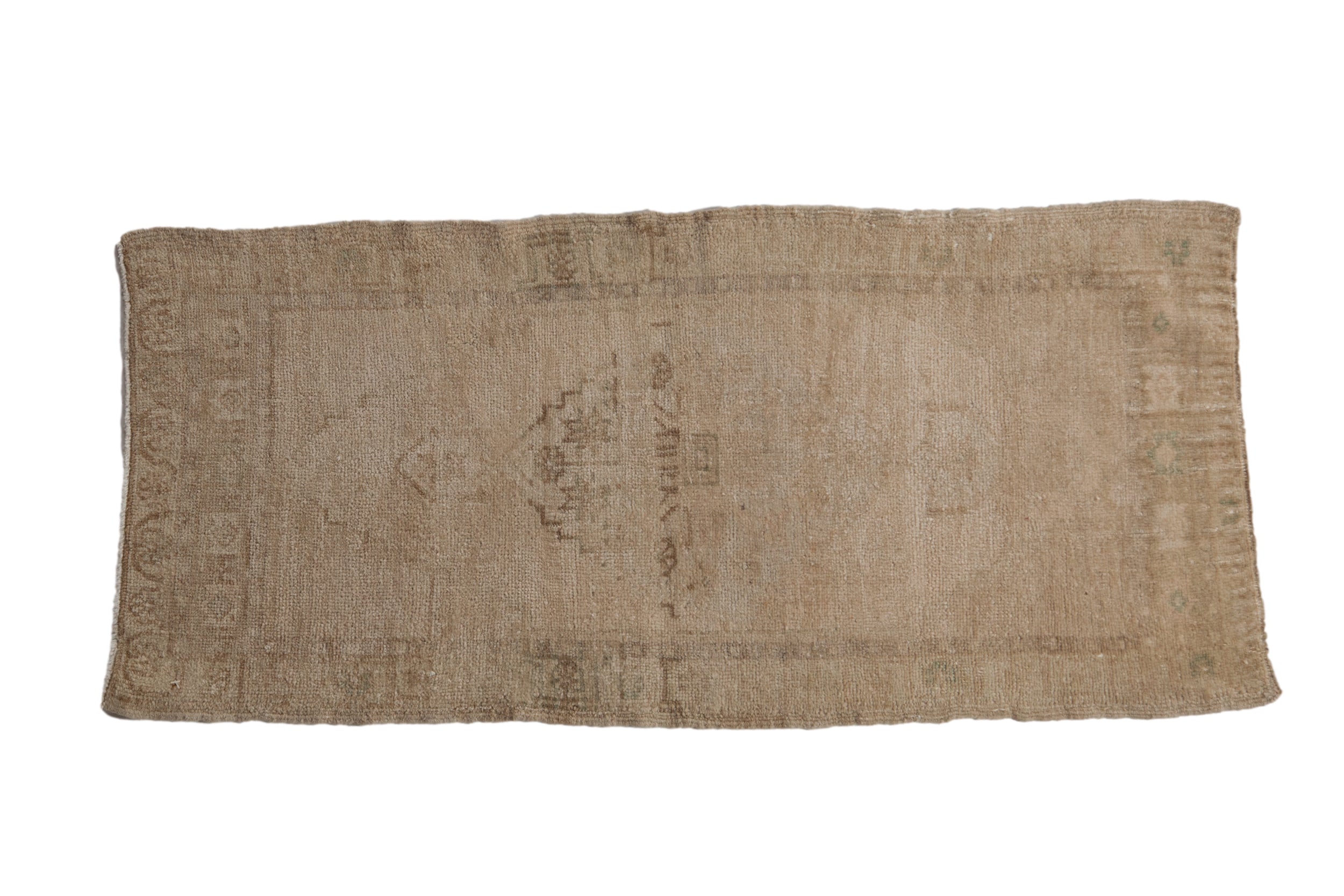 1.5x3.5 Vintage Distressed Oushak Rug Mat Runner // ONH Item 9413