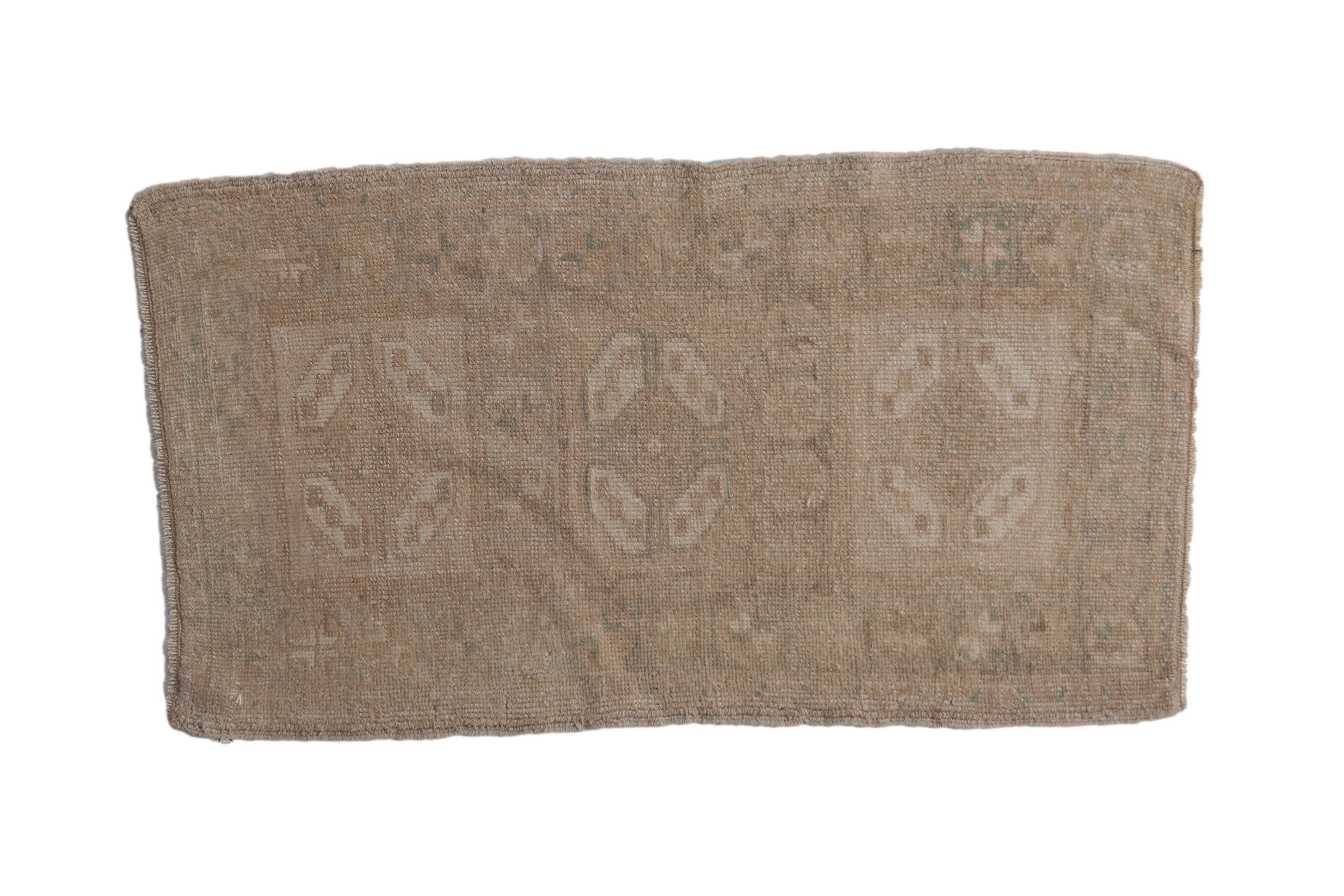 1.5x3 Vintage Distressed Oushak Rug Mat // ONH Item 9414