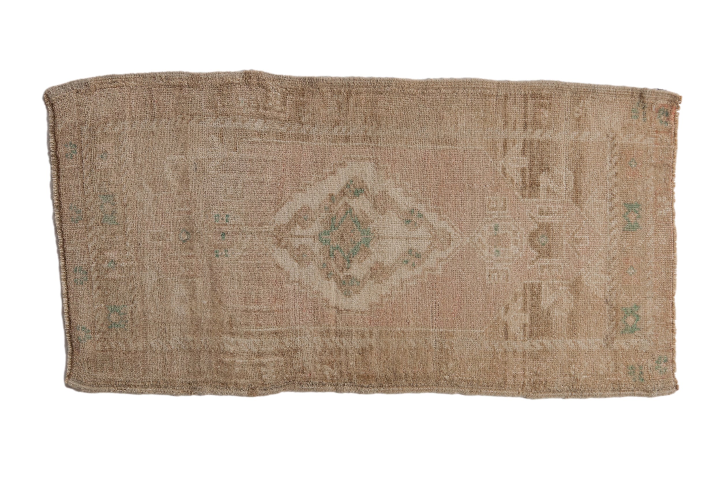 1.5x3.5 Vintage Distressed Oushak Rug Mat Runner // ONH Item 9429