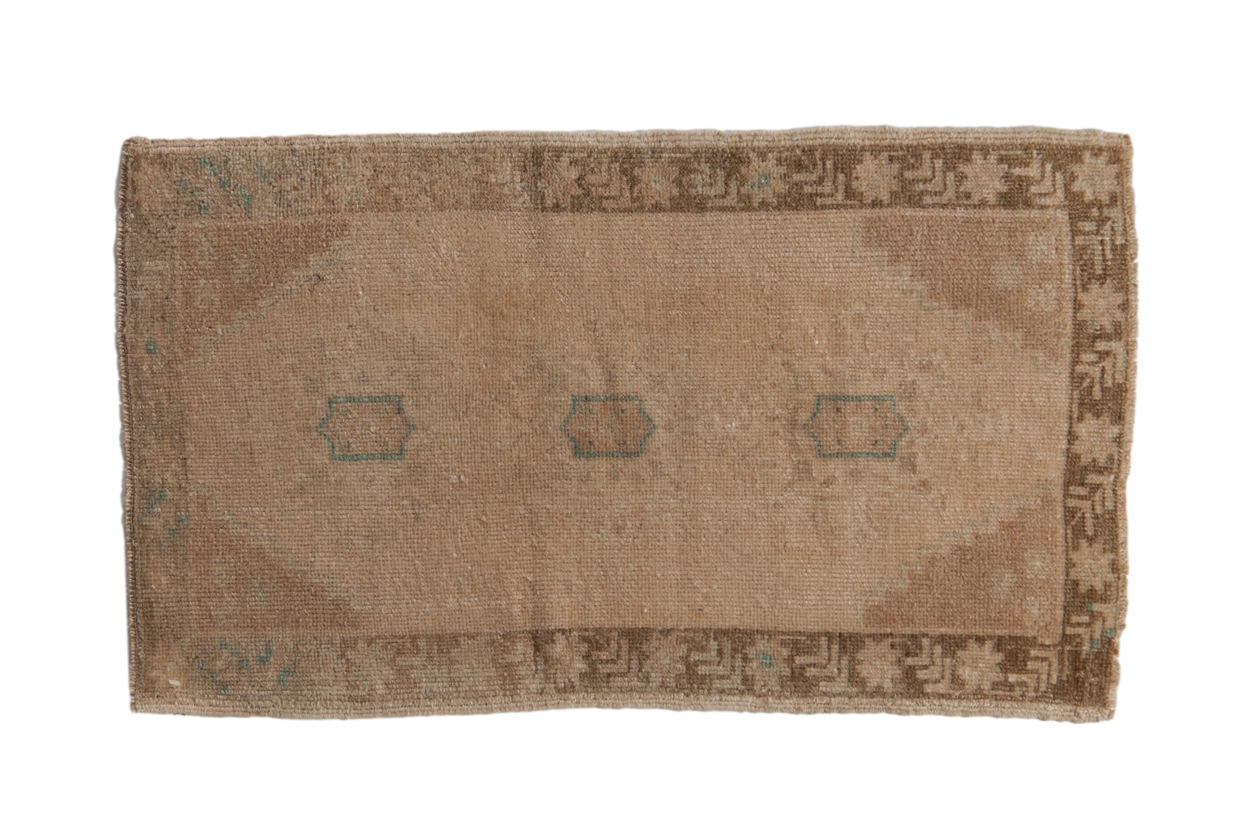 1.5x3 Vintage Distressed Oushak Rug Mat // ONH Item 9430