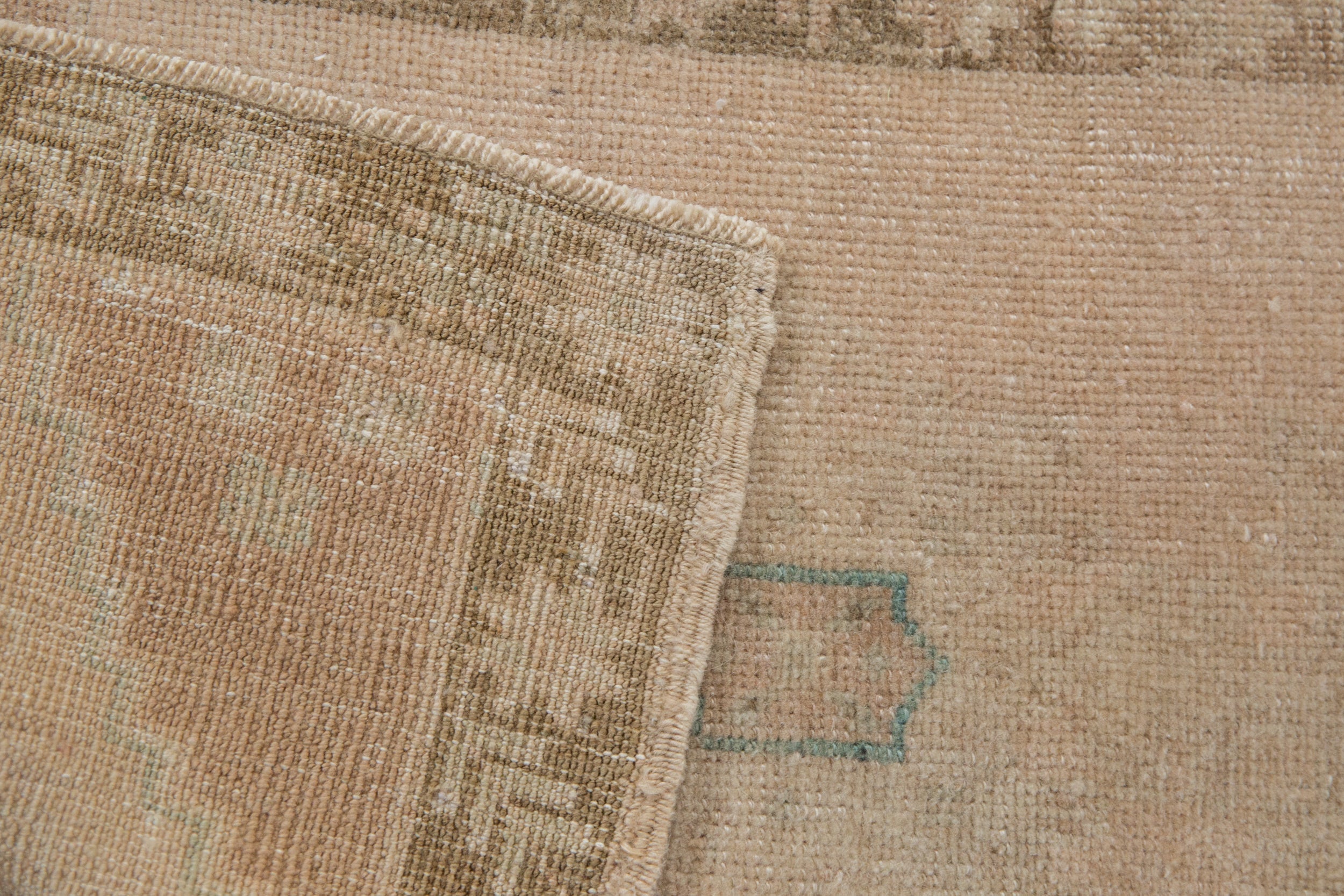 1.5x3 Vintage Distressed Oushak Rug Mat // ONH Item 9430 Image 4