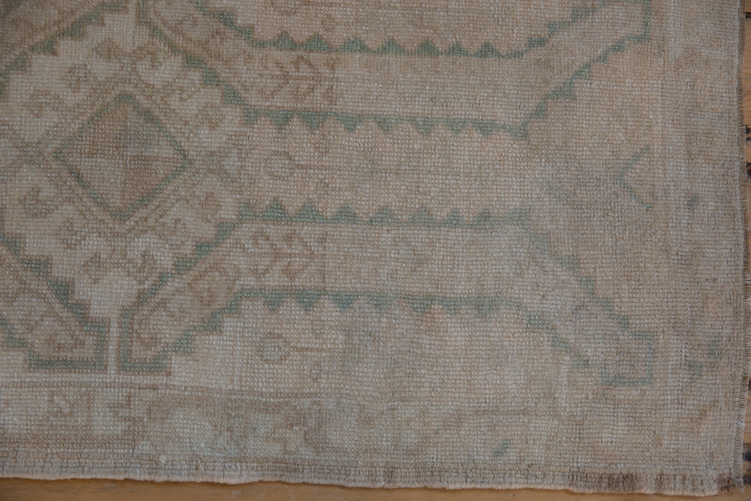 1.5x3.5 Vintage Distressed Oushak Rug Mat Runner // ONH Item 9467 Image 4