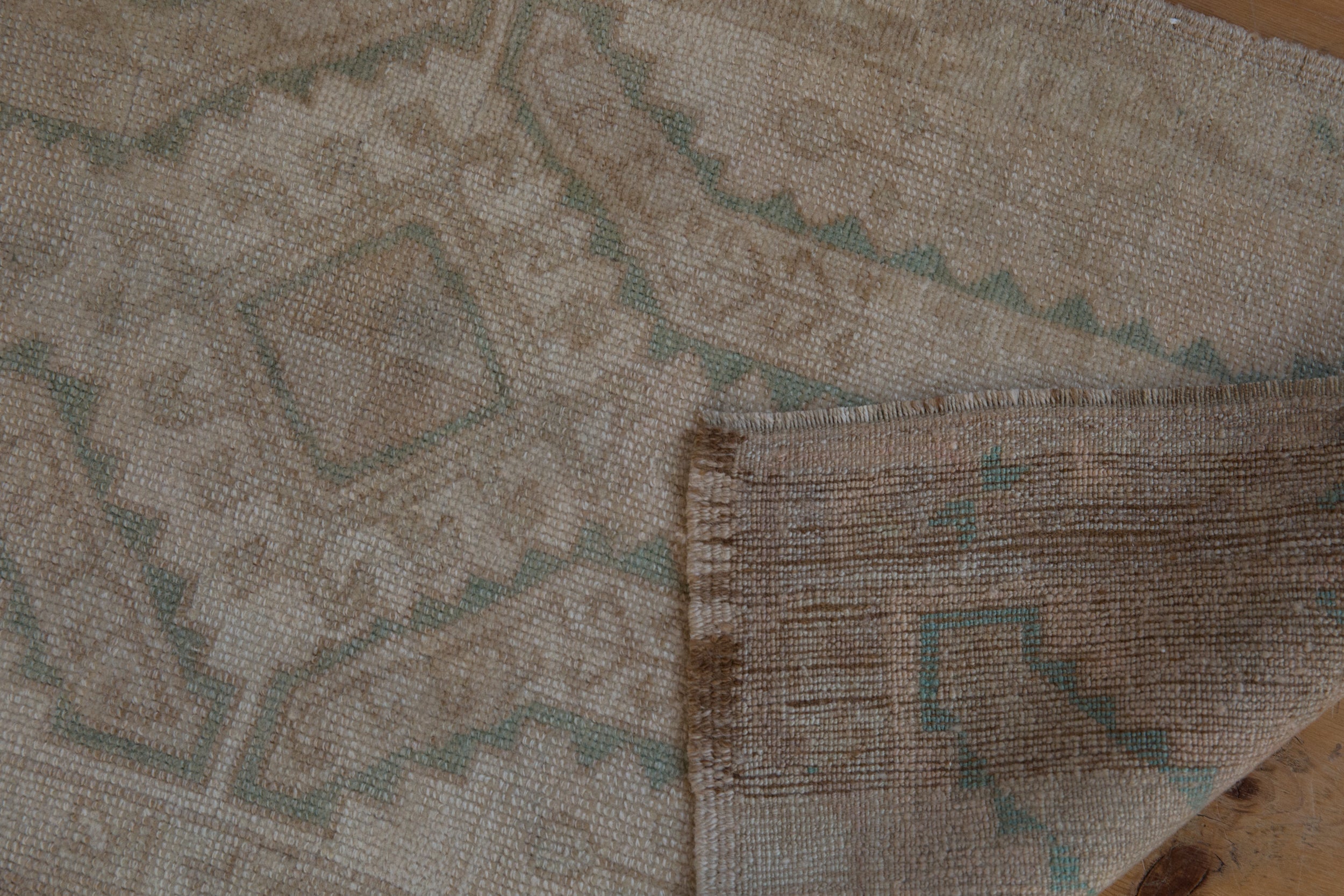 1.5x3.5 Vintage Distressed Oushak Rug Mat Runner // ONH Item 9467 Image 5