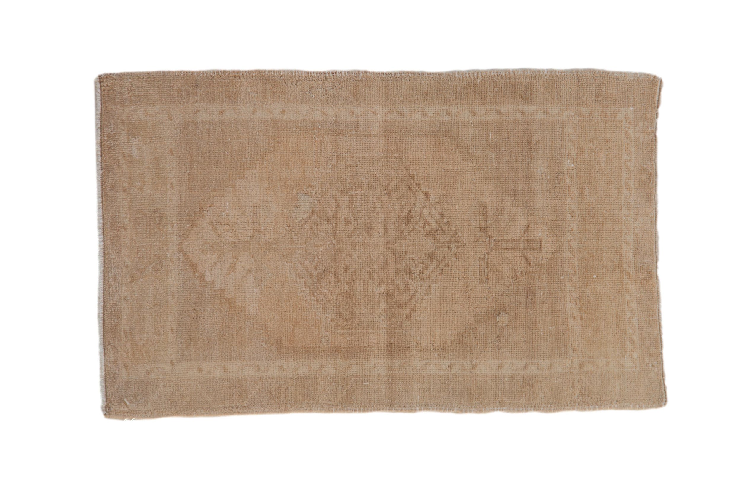 1.5x3 Vintage Distressed Oushak Rug Mat // ONH Item 9485