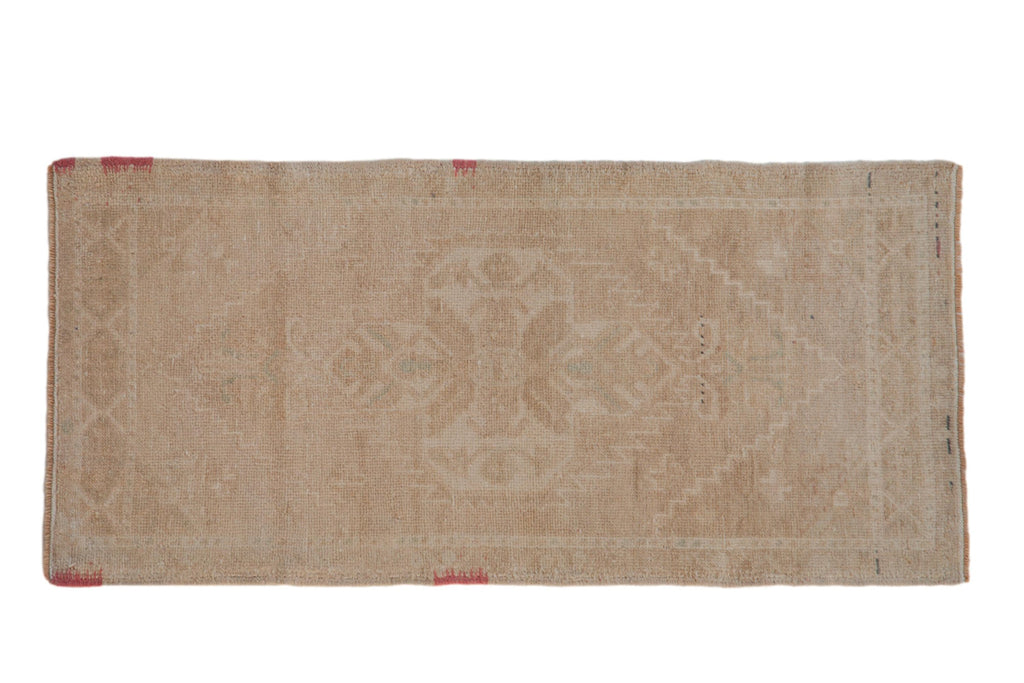 2x4 Vintage Distressed Oushak Rug Runner // ONH Item 9486