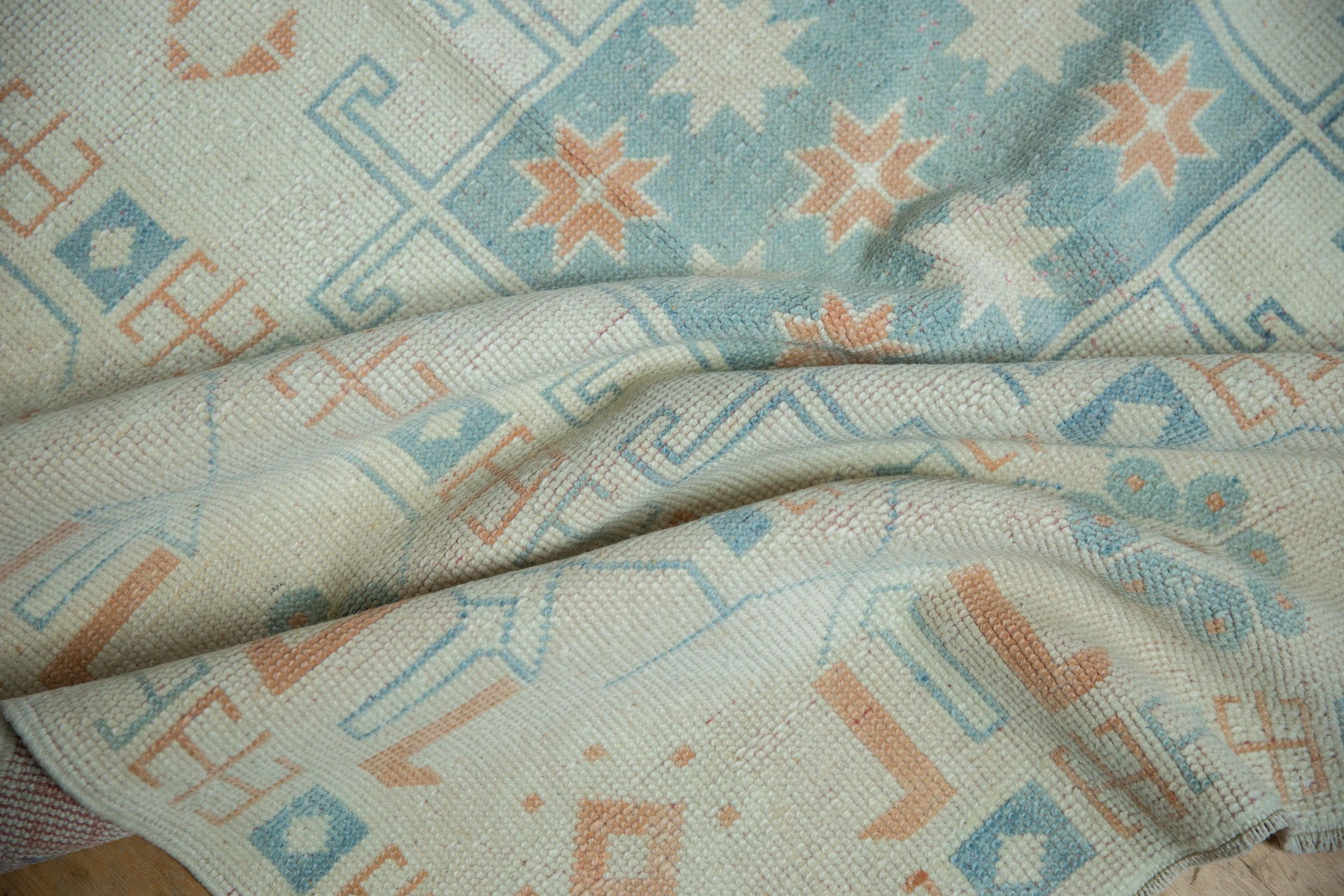 7x11.5 Vintage Distressed Oushak Carpet // ONH Item 9494 Image 6