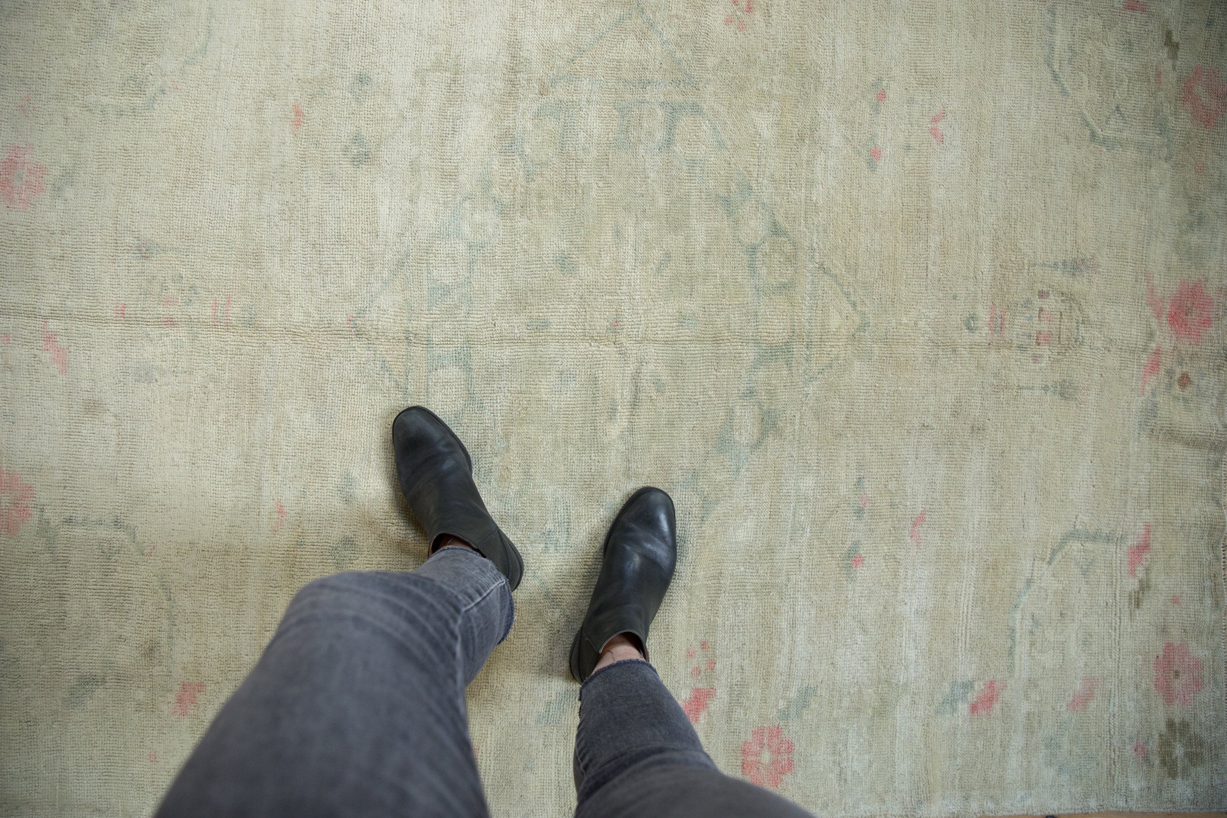 4.5x6 Vintage Distressed Oushak Rug // ONH Item 9552 Image 1