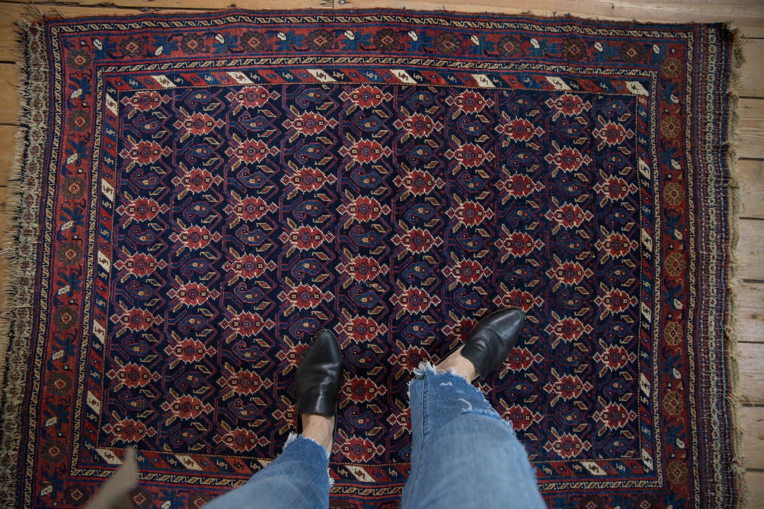 4x5.5 Antique Afshar Rug // ONH Item 9555 Image 1
