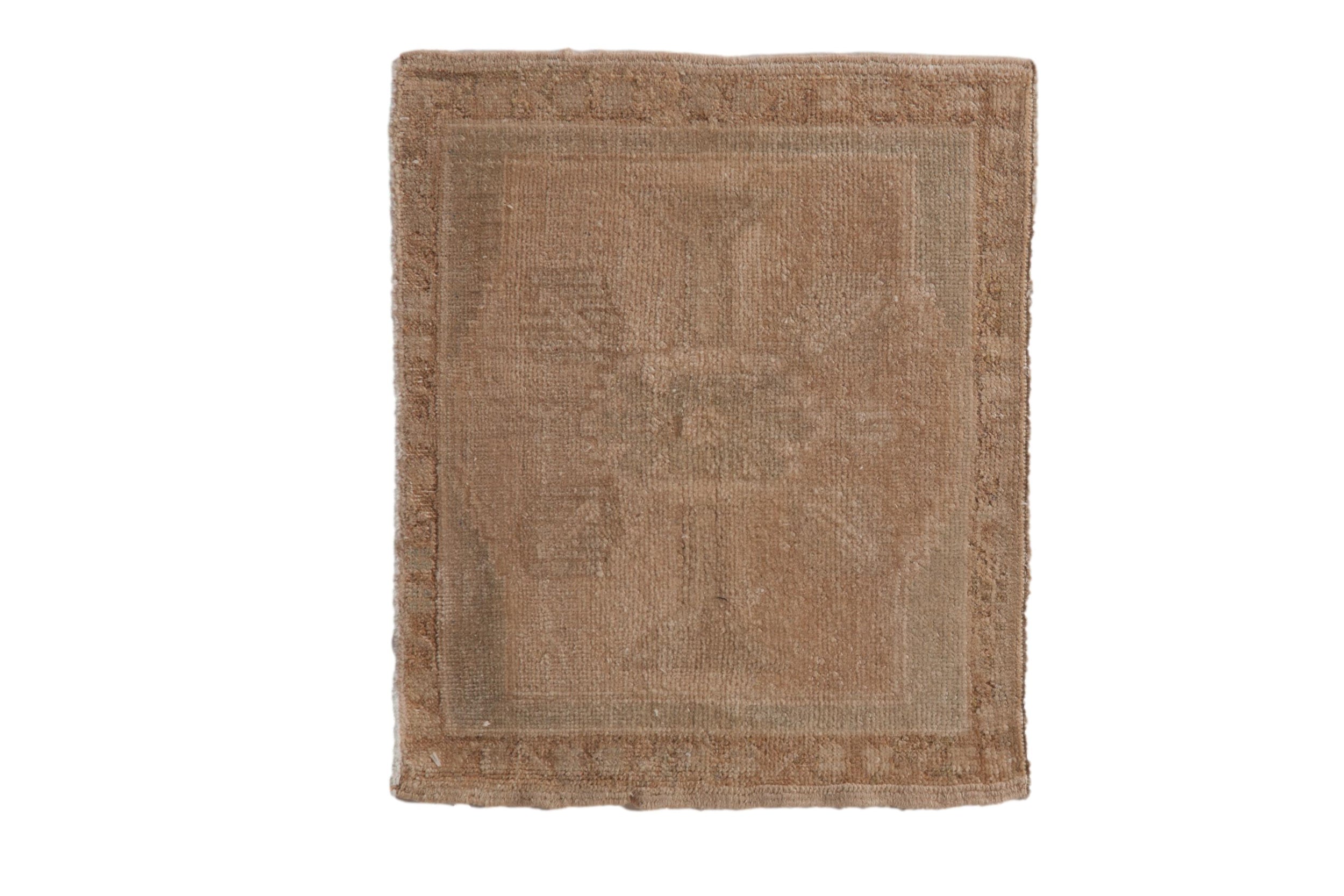 1.5x2 Vintage Distressed Oushak Square Rug Mat // ONH Item 9577