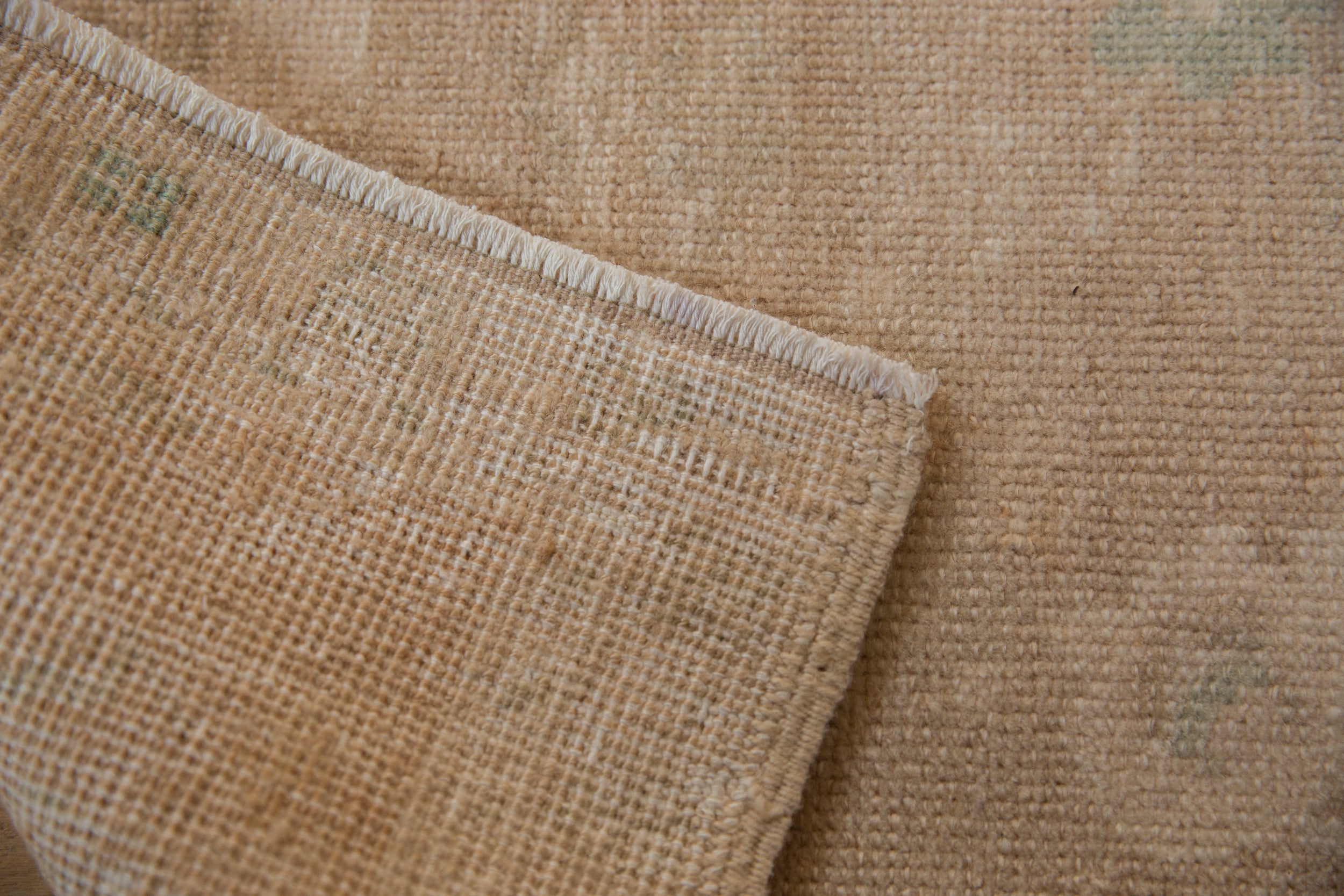 1.5x3.5 Vintage Distressed Oushak Rug Mat Runner // ONH Item 9582 Image 5