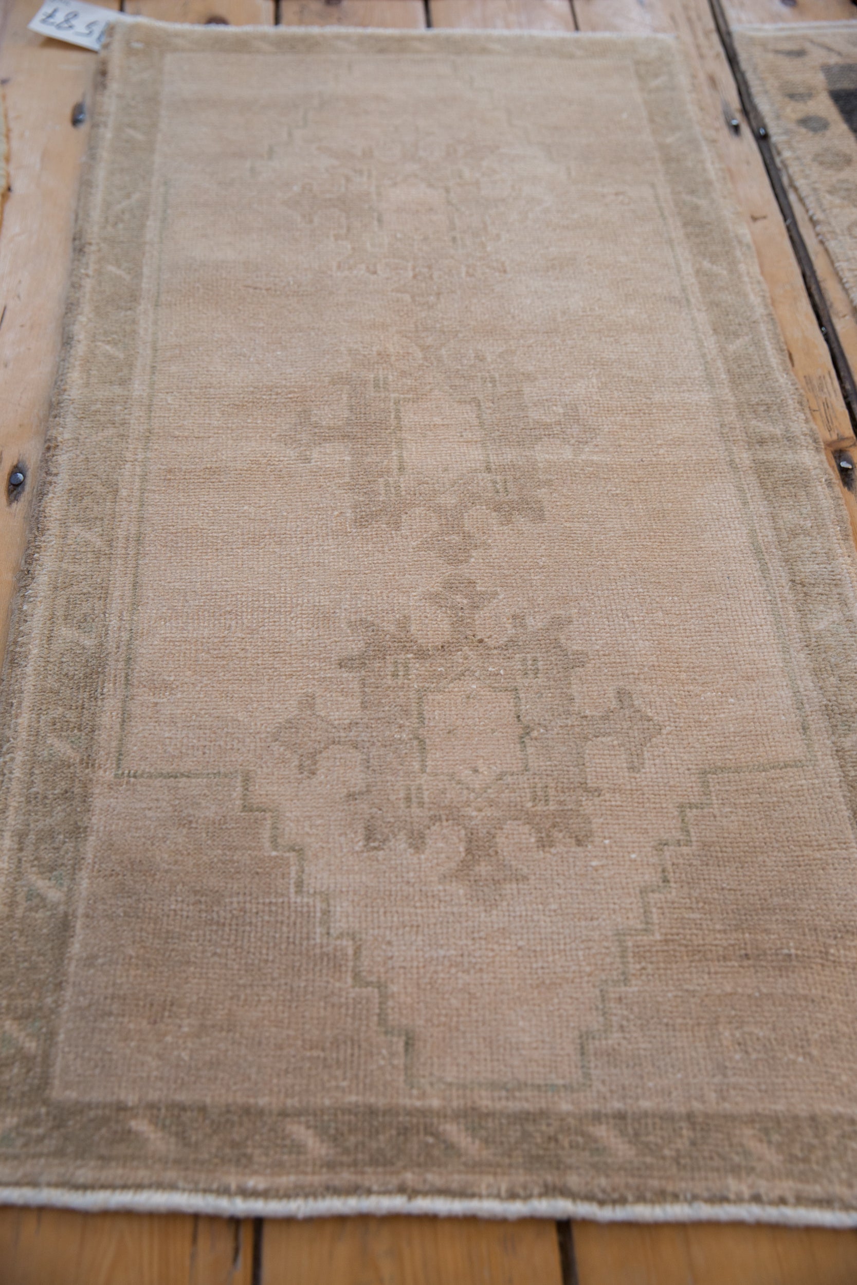 1.5x3.5 Vintage Distressed Oushak Rug Mat Runner // ONH Item 9587 Image 2
