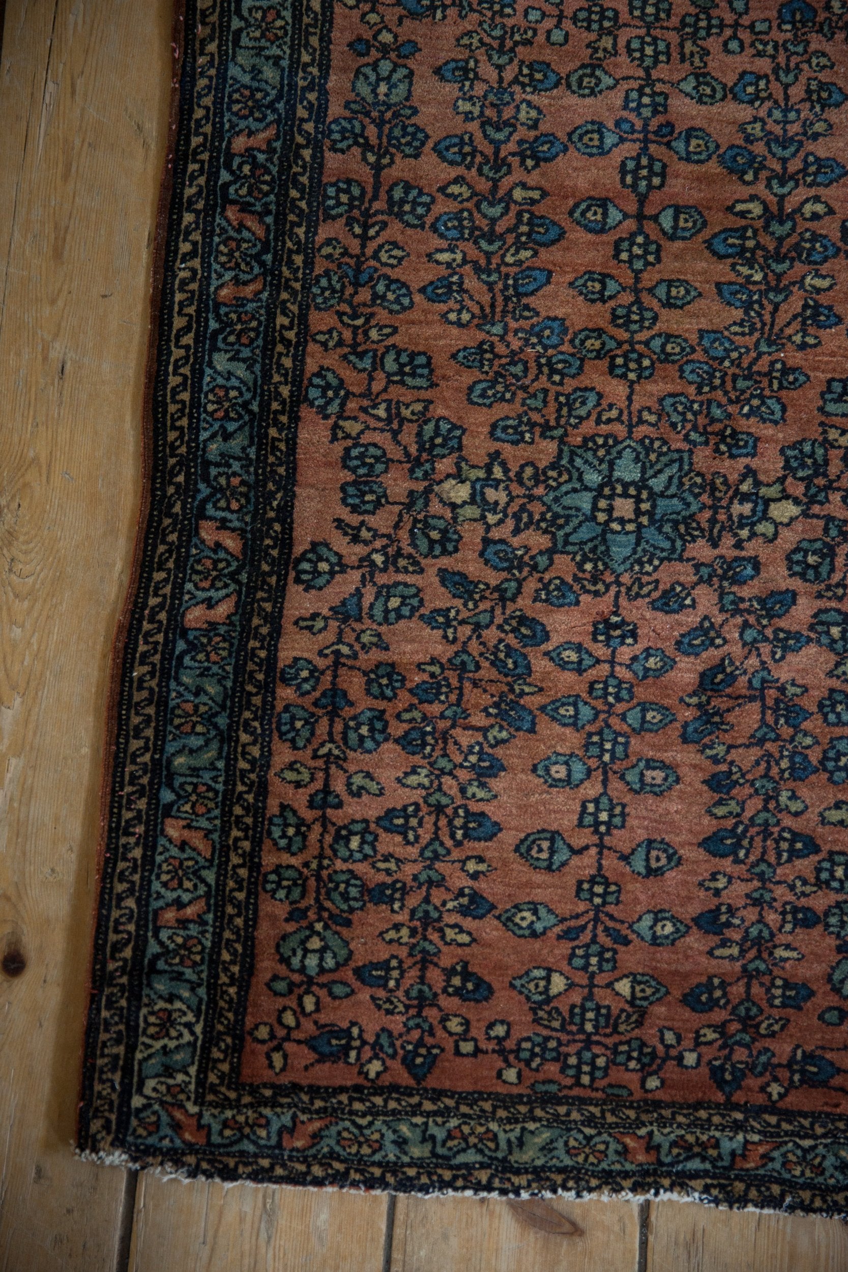 1.5x2.5 Vintage Fine Farahan Sarouk Rug Mat // ONH Item 9628 Image 3