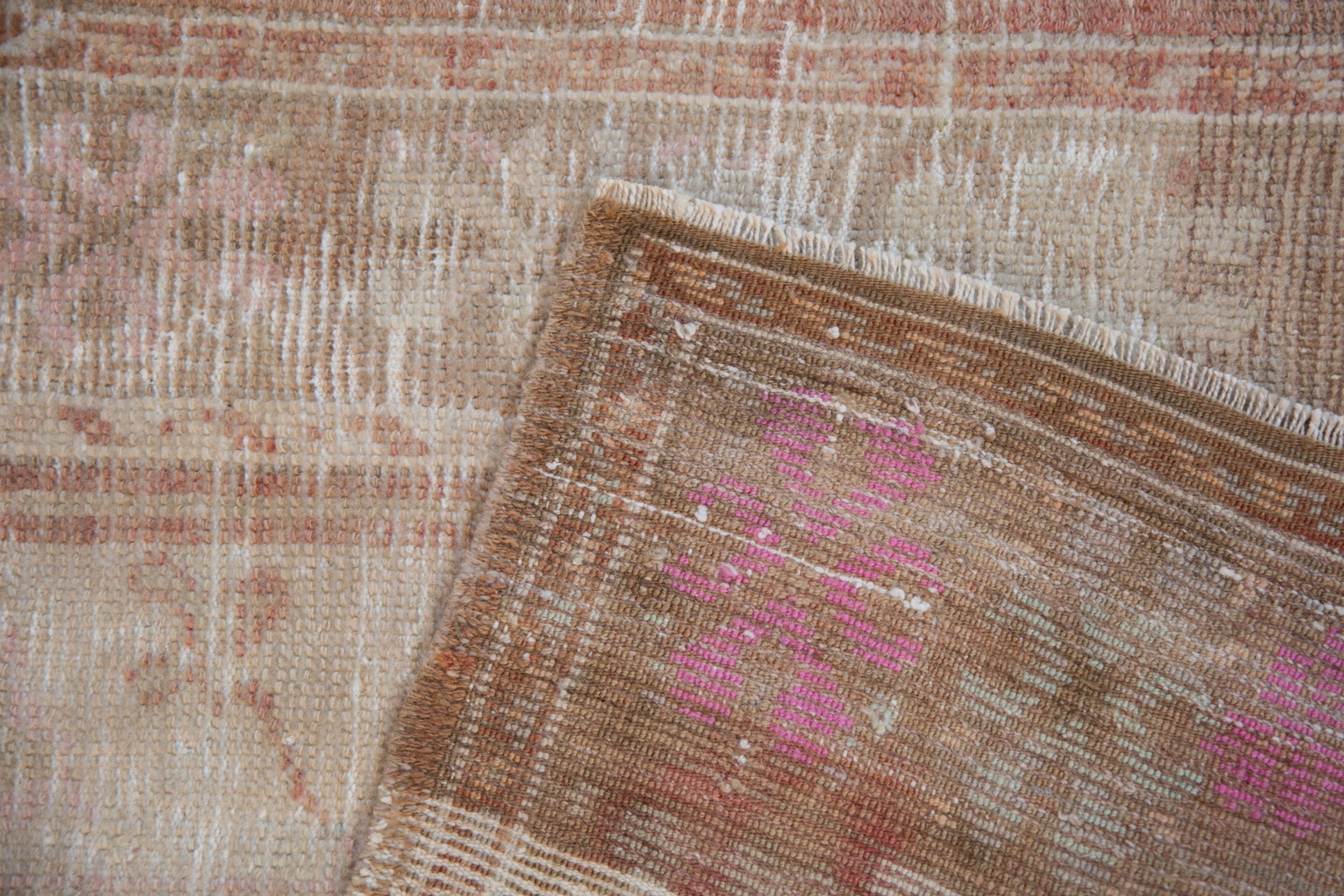 2x3.5 Vintage Distressed Oushak Rug // ONH Item 9638 Image 7