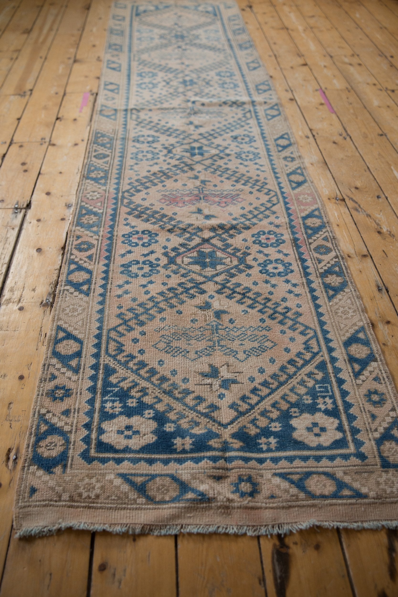 2.5x10.5 Vintage Distressed Melas Rug Runner // ONH Item 9810 Image 2