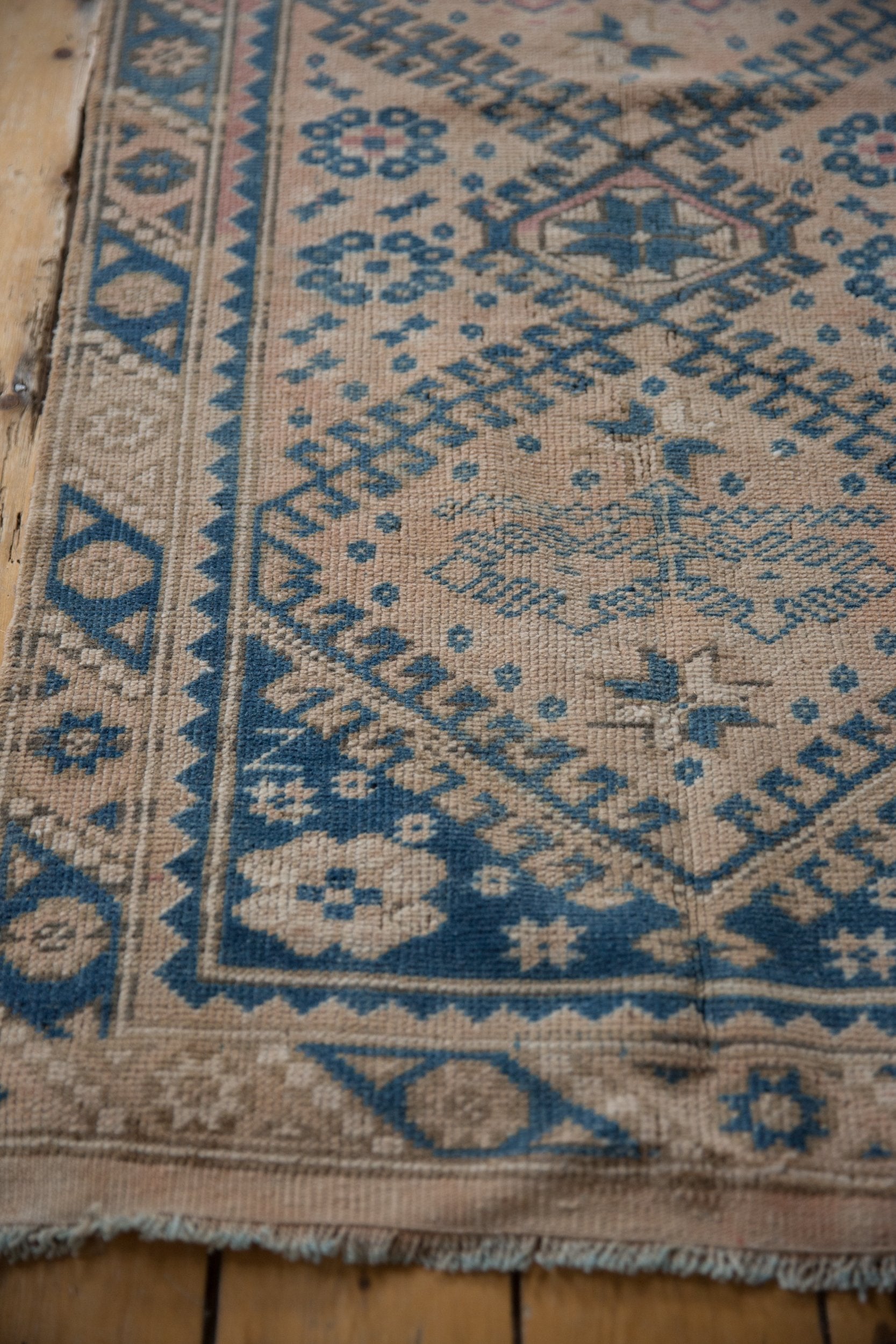 2.5x10.5 Vintage Distressed Melas Rug Runner // ONH Item 9810 Image 3