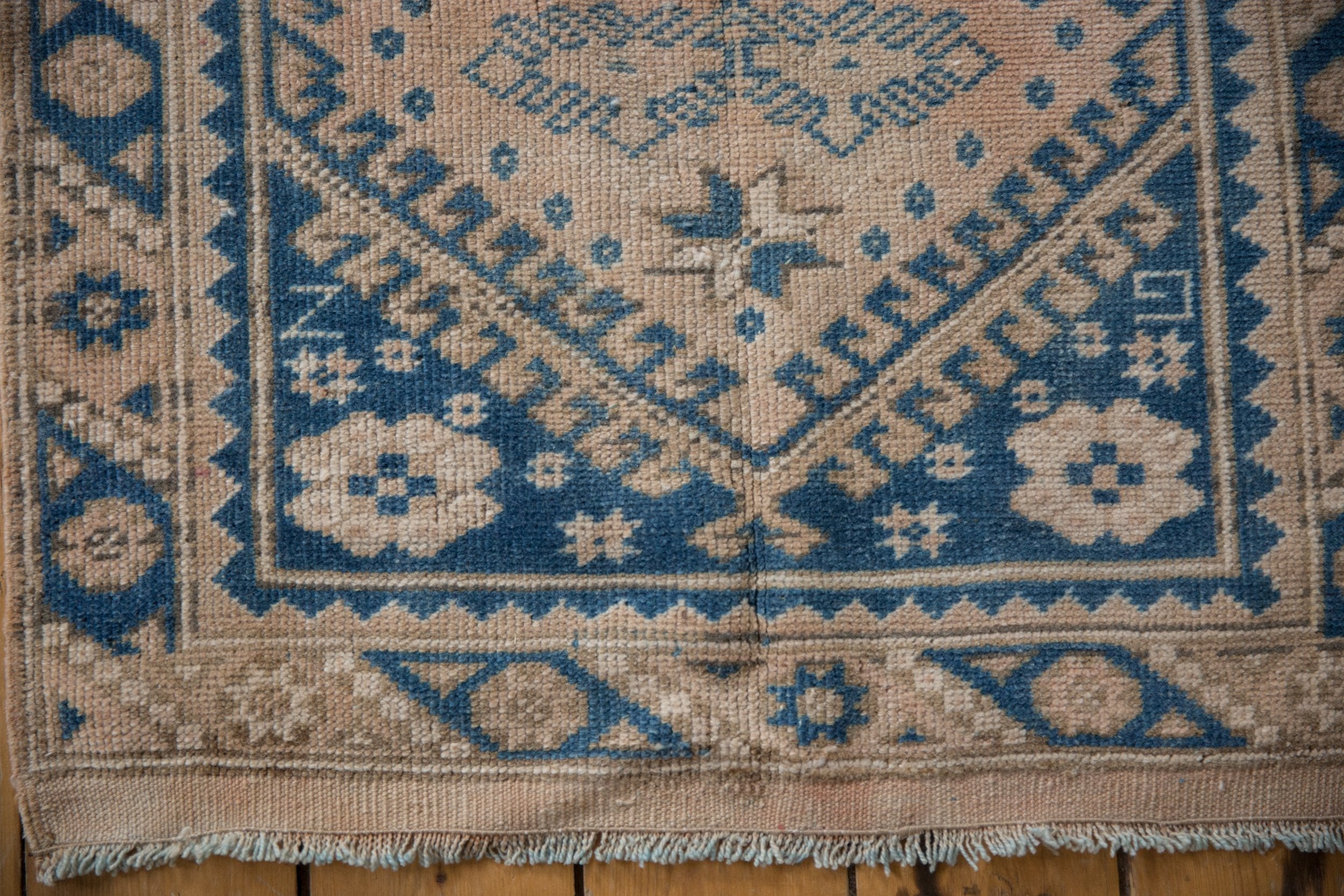 2.5x10.5 Vintage Distressed Melas Rug Runner // ONH Item 9810 Image 4