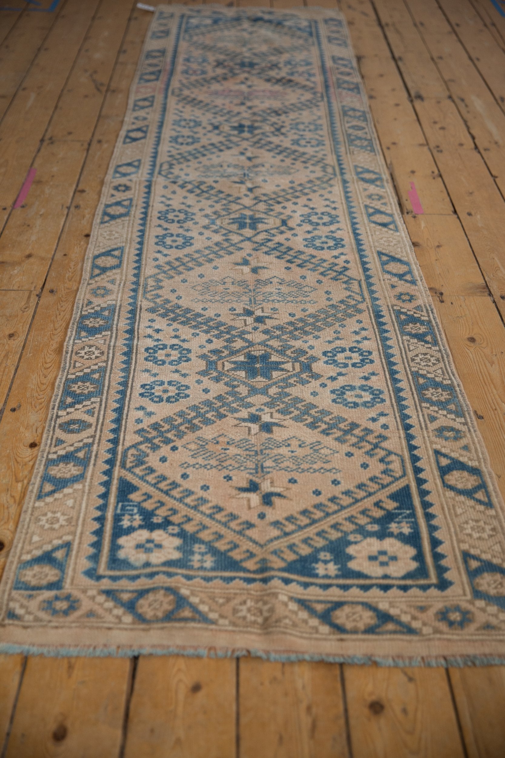 2.5x10.5 Vintage Distressed Melas Rug Runner // ONH Item 9810 Image 6