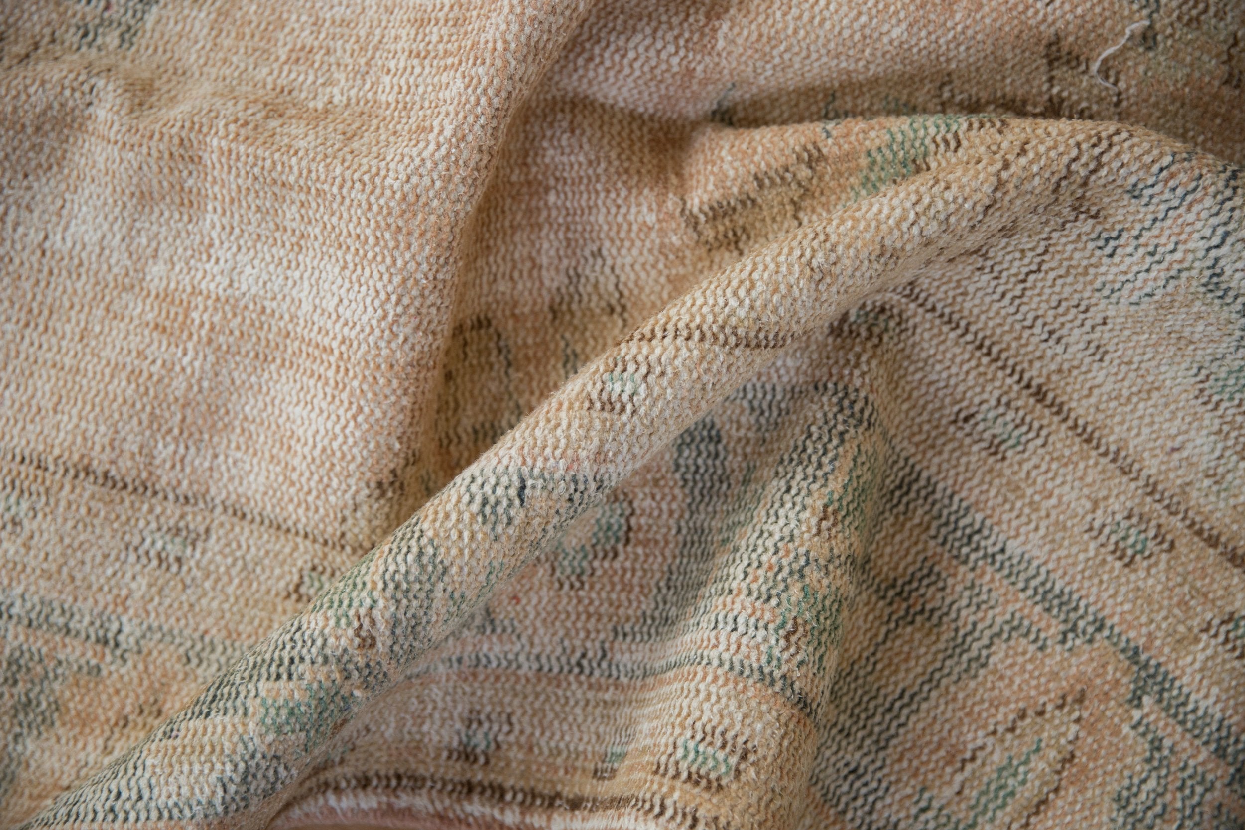 6x9.5 Vintage Distressed Oushak Carpet // ONH Item 9852 Image 7