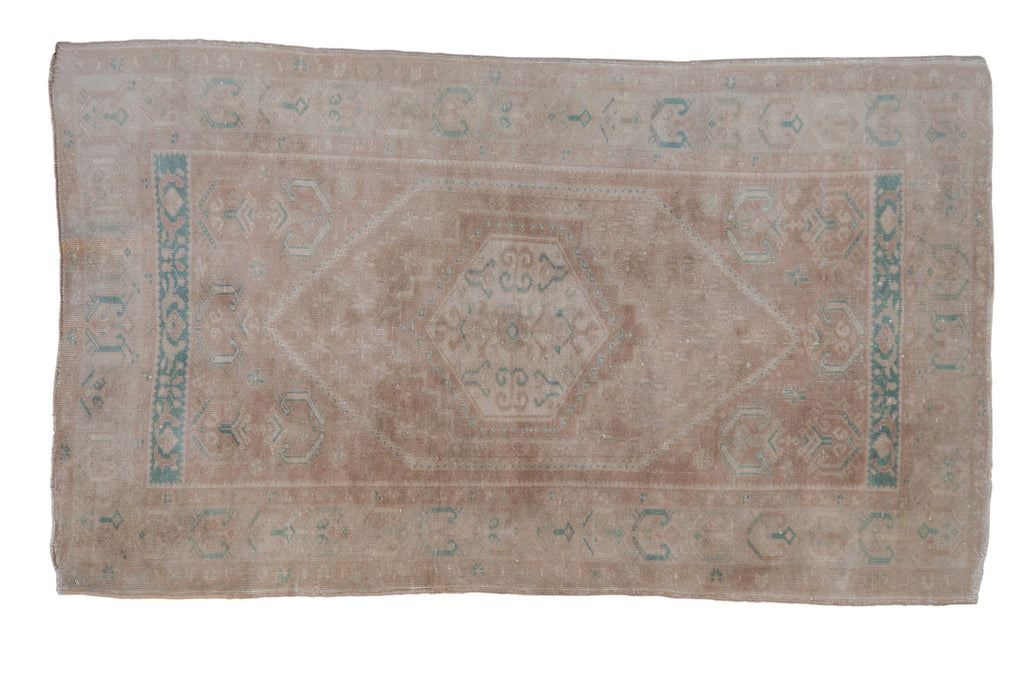 3.5x6 Vintage Distressed Oushak Rug // ONH Item 9885