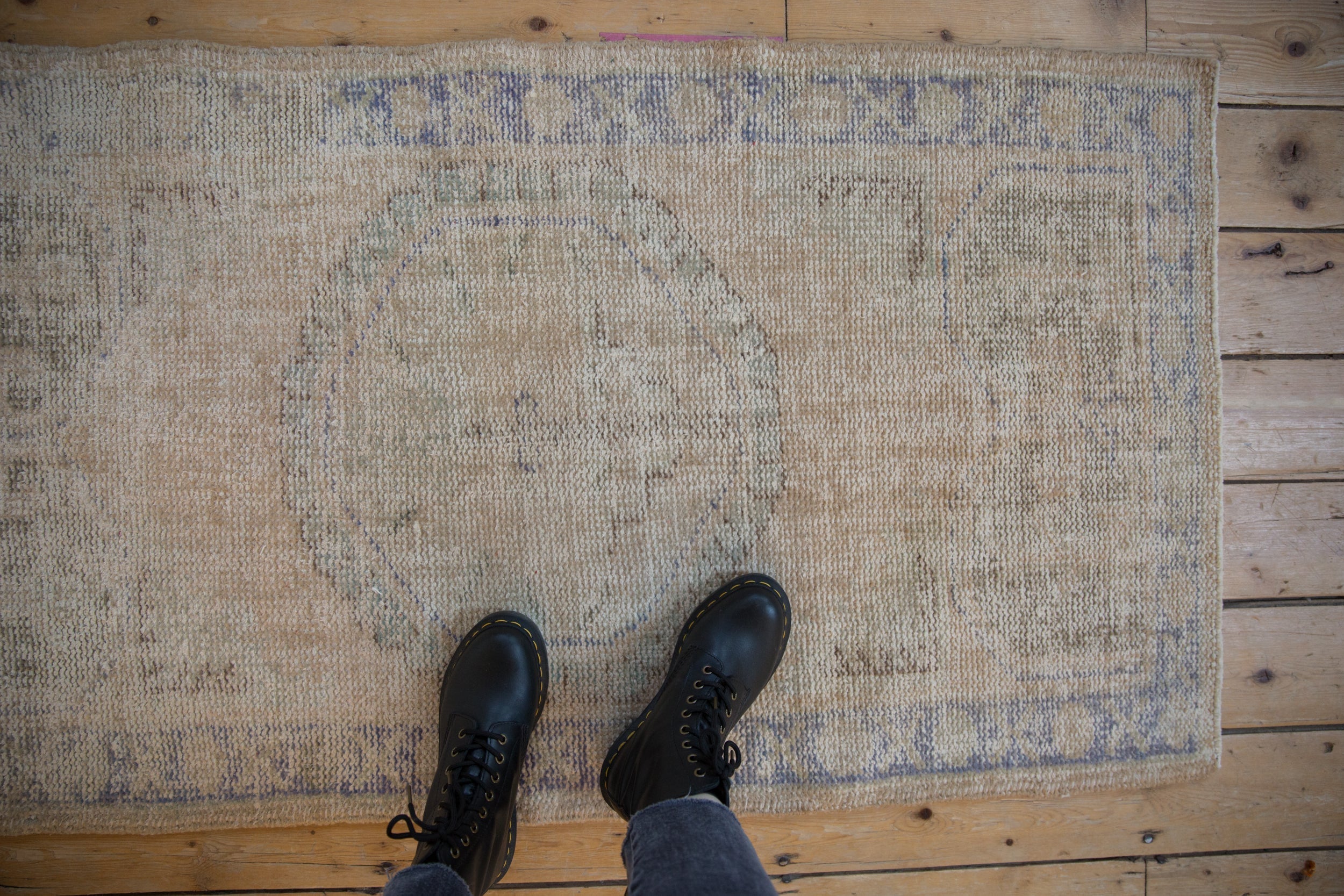 2.5x4.5 Vintage Distressed Oushak Rug // ONH Item 9894 Image 1