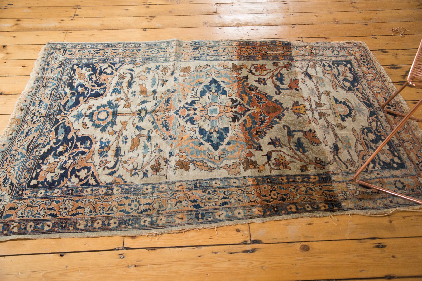4x5.5 Antique Haji Jalili Tabriz Rug // ONH Item tm01129 Image 7