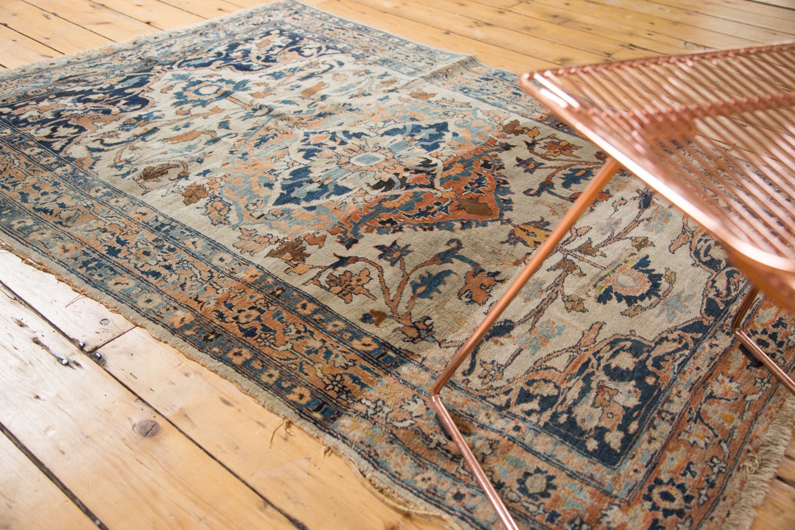 4x5.5 Antique Haji Jalili Tabriz Rug // ONH Item tm01129 Image 8